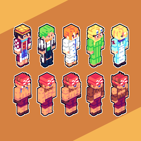 One Piece+ Alabasta | Minecraft Skin Pack preview image