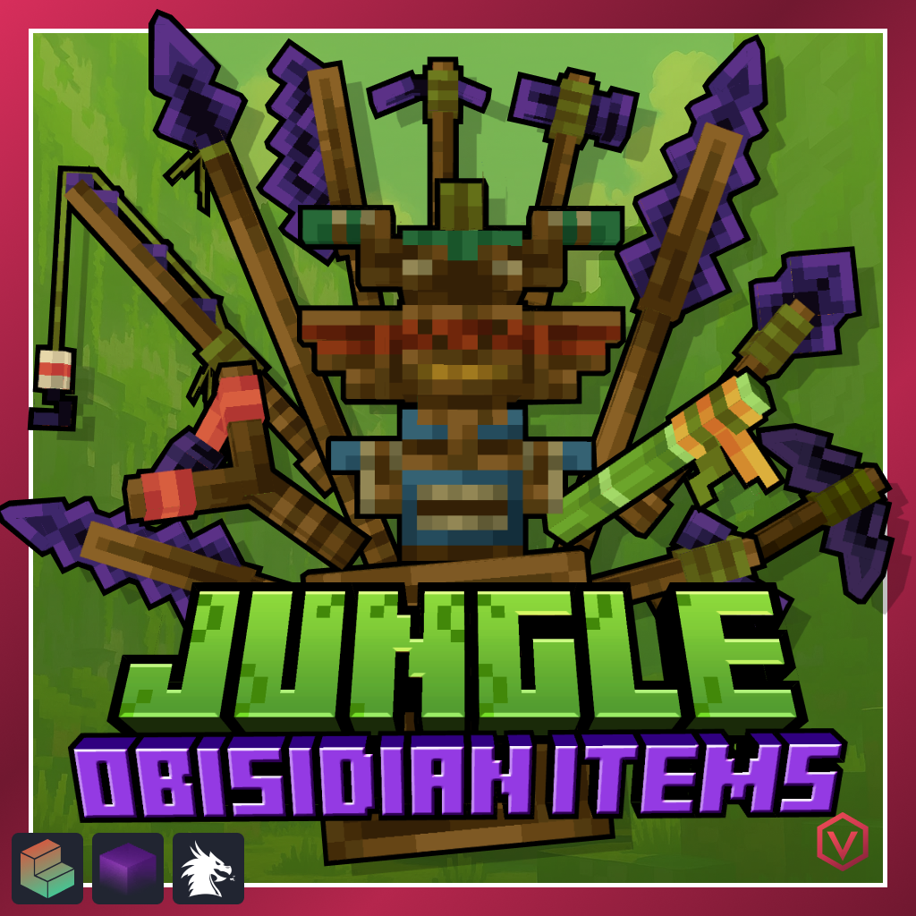 Jungle | Obsidian Weapons and Tools Pack preview image