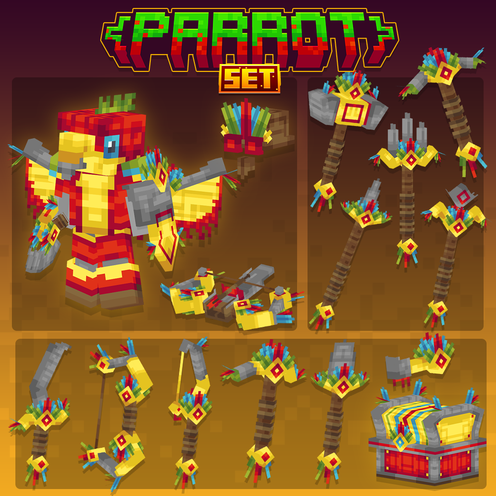 Parrot Weapons and Tools Set preview image