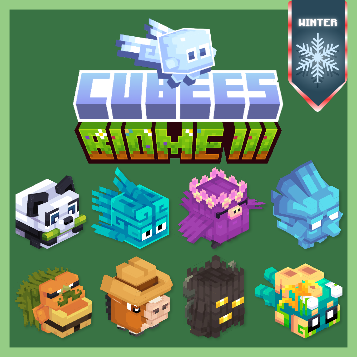 Cubees Biomes vol.3 Pack - Pets & companions preview image