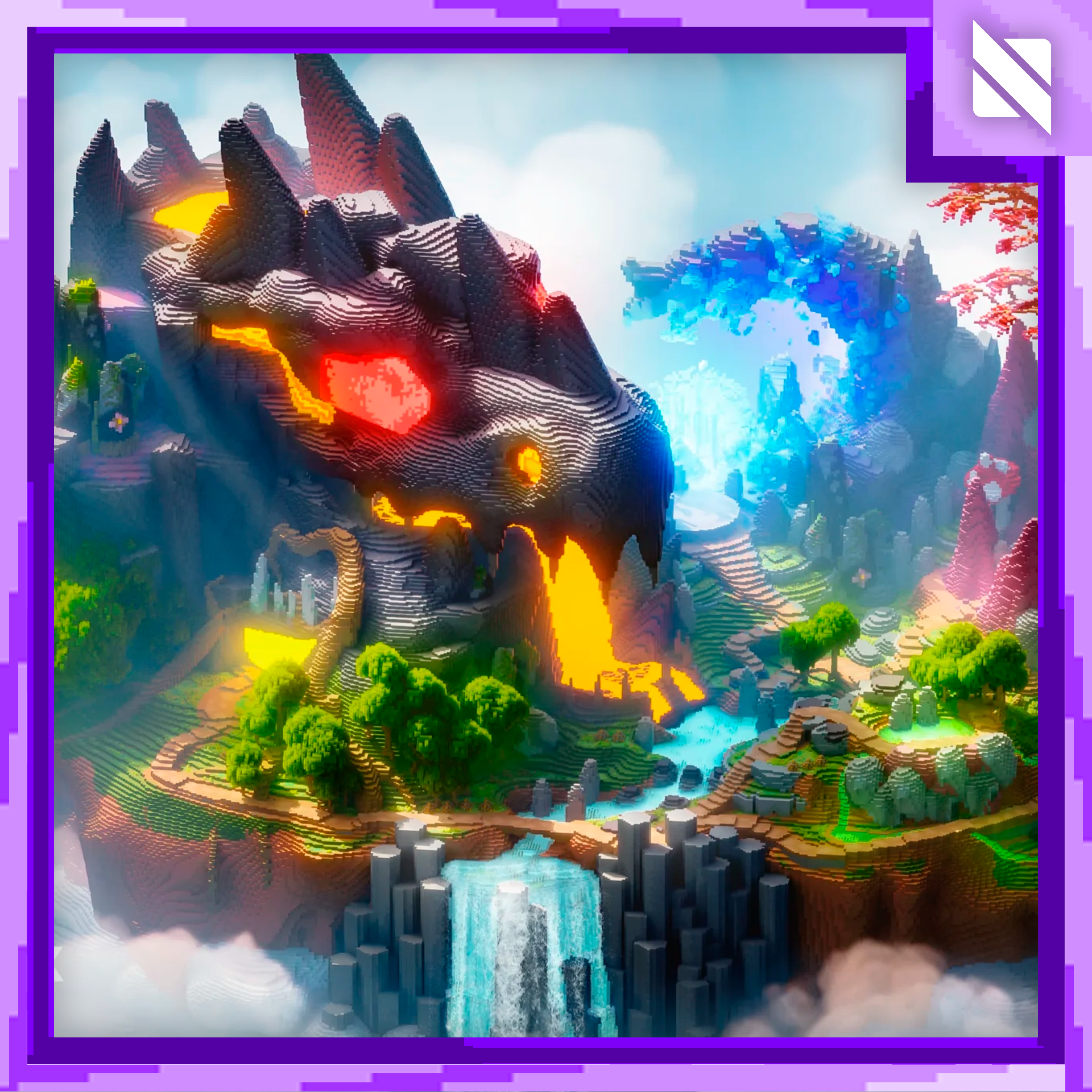 NATURAL MYSTIC DRAGON MAP 🐲 JAVA AND BEDROCK preview image