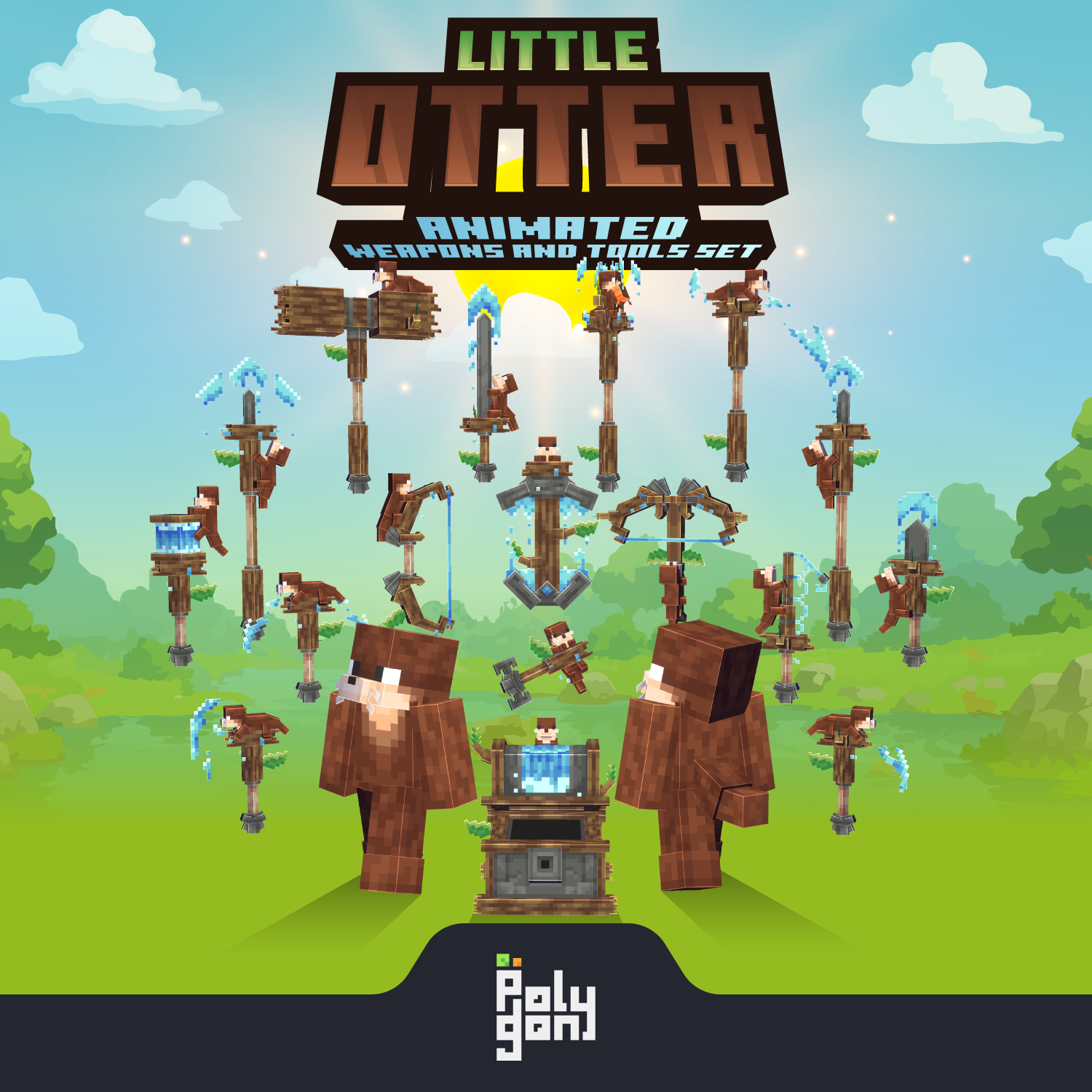 Little Otter Animated Weapons and Tools Set (32x) preview image