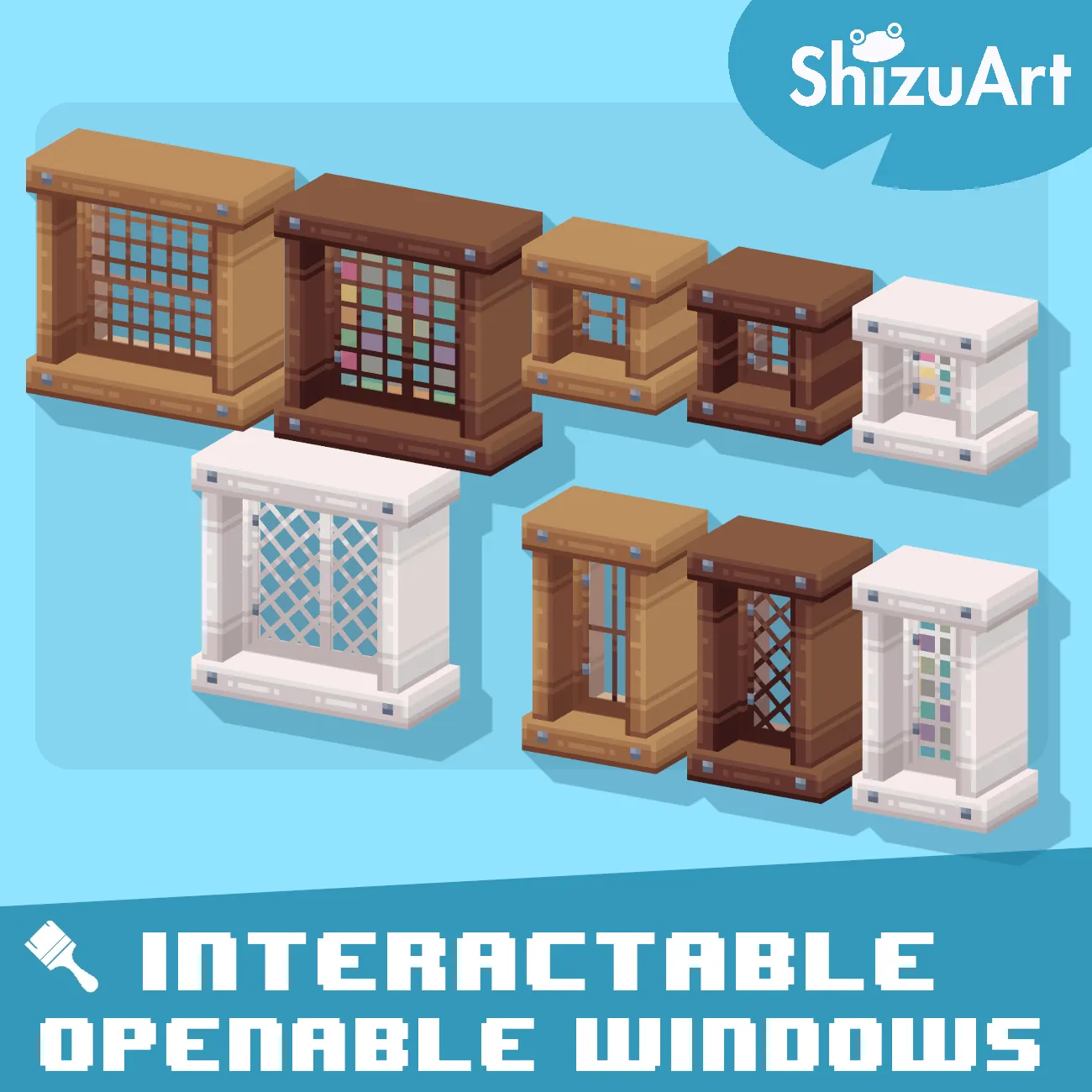 Openable Windows [Interactable-Dyeable] preview image