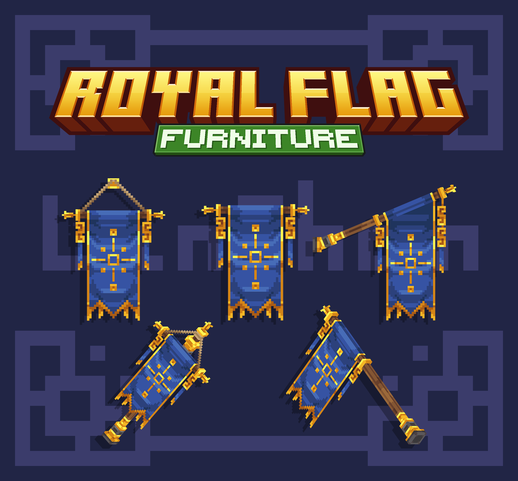 Royal Flag Mini Pack【Dyeable】 preview image