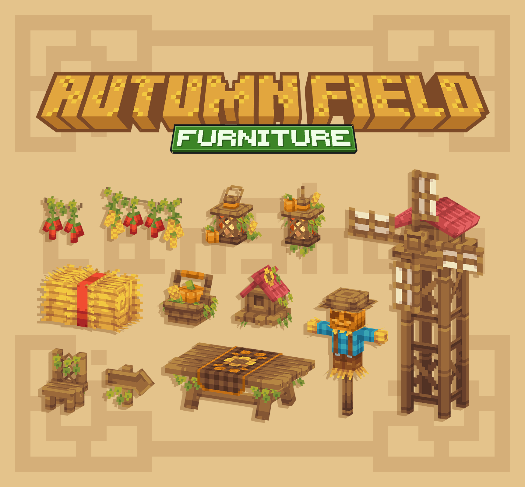Autumn Field Furniture【Dyeable】 preview image