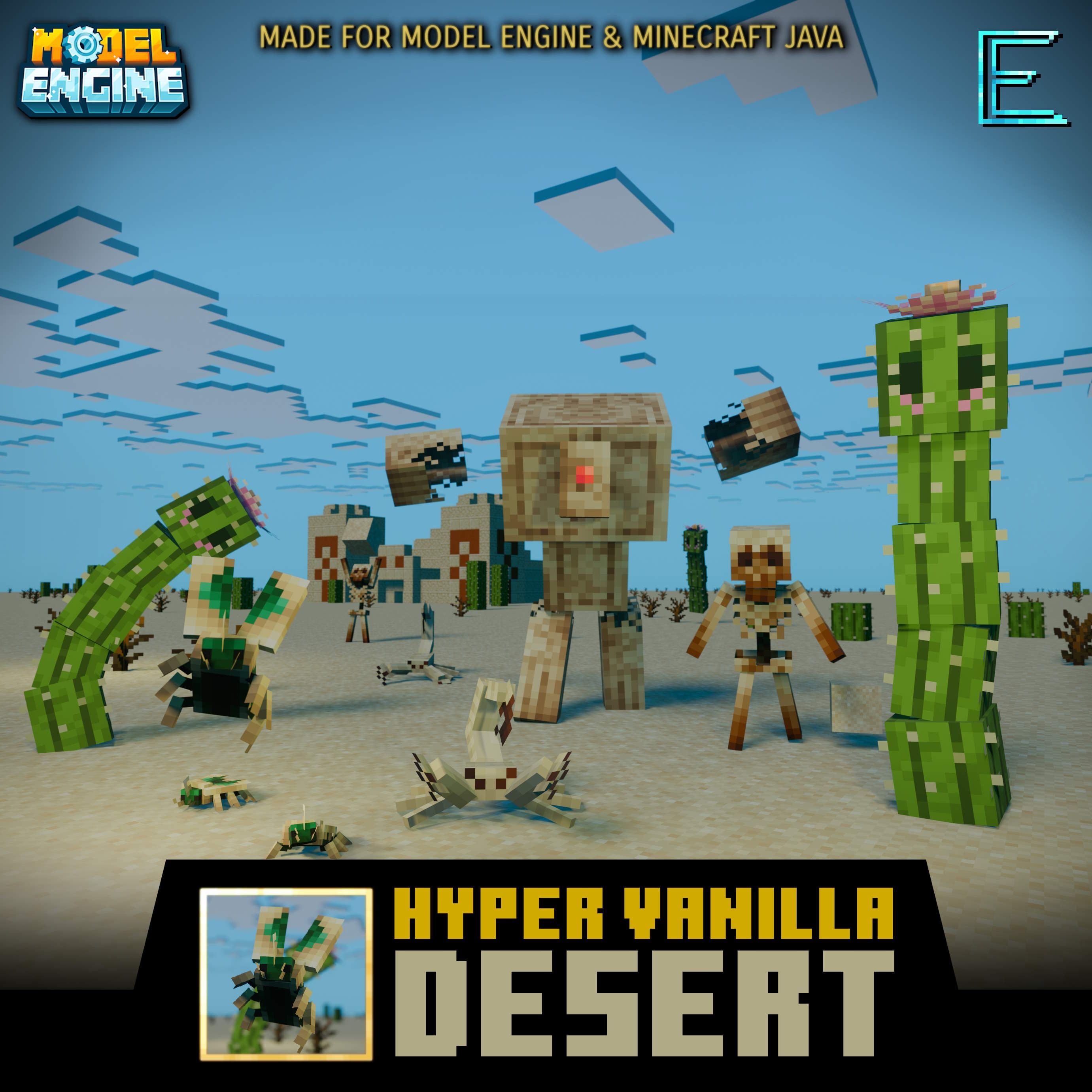 Desert Mobs: Hypervanilla preview image