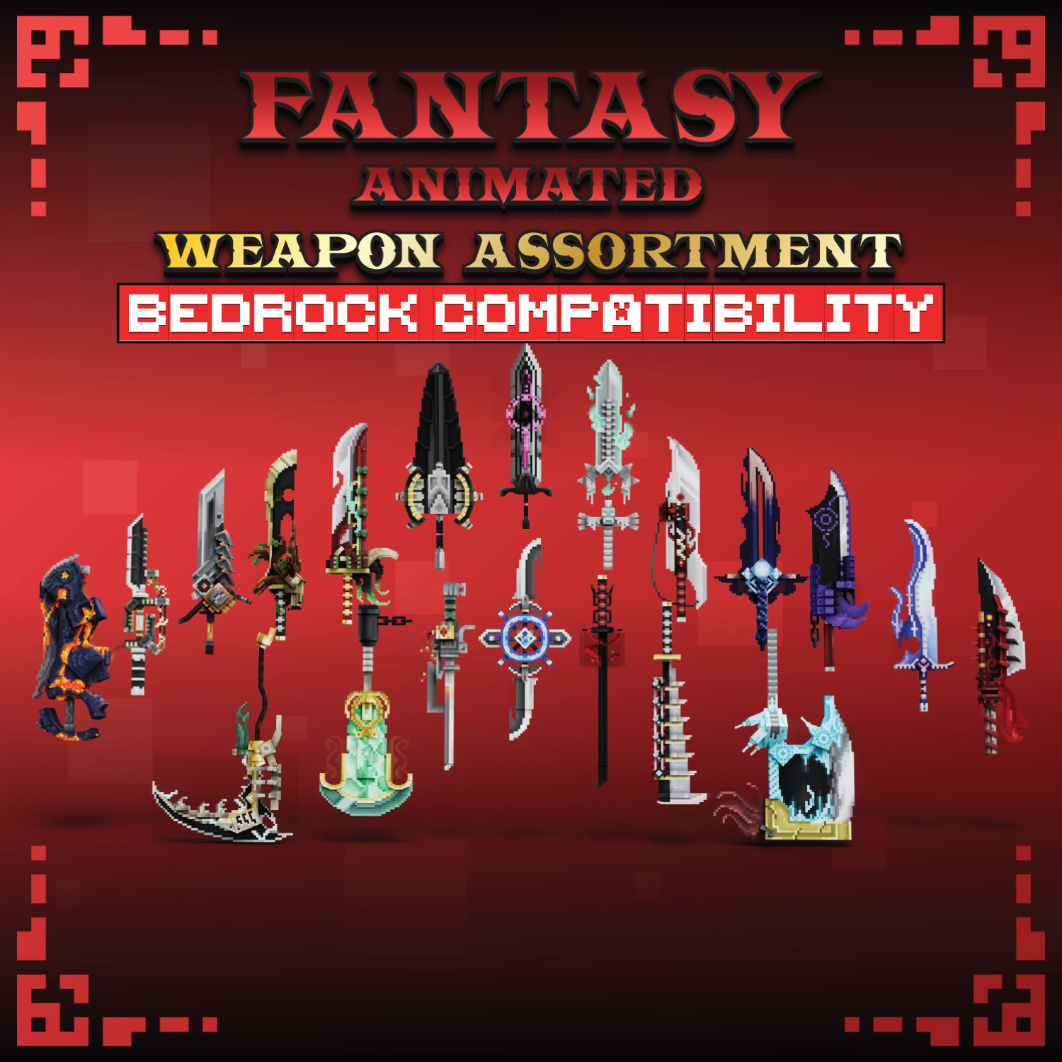 Fantasy Animated Weapon Set [For GeyserMC] preview image
