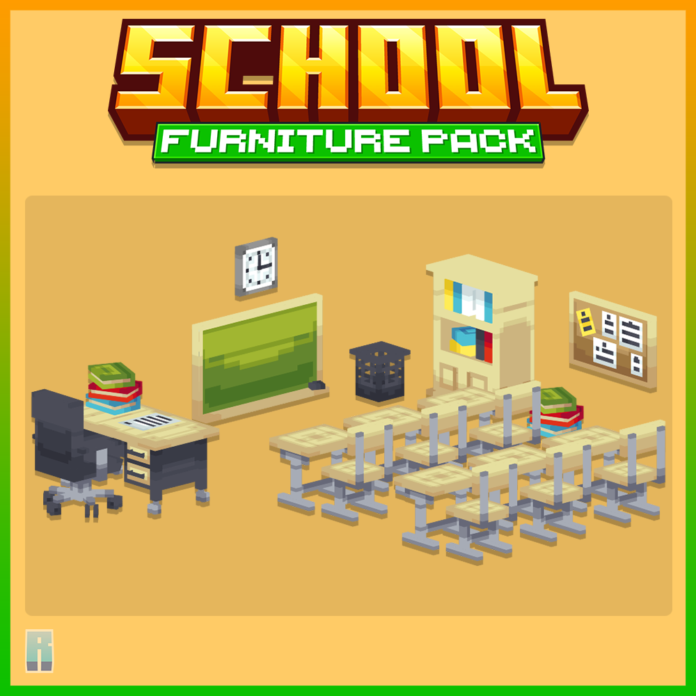 School Furniture Pack preview image