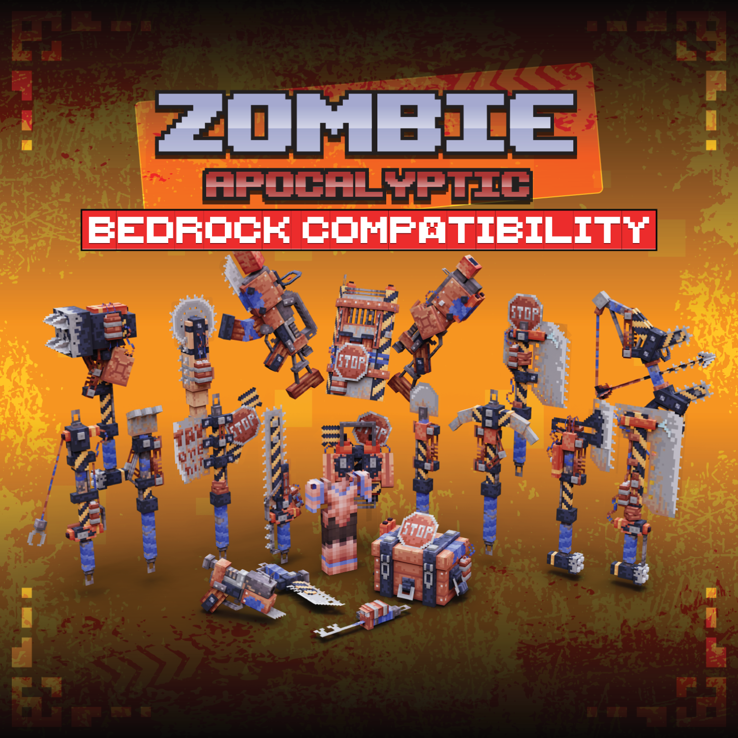 Zombie Apocalyptic Animated Weapon Set Volume 1 [For GeyserMC] preview image