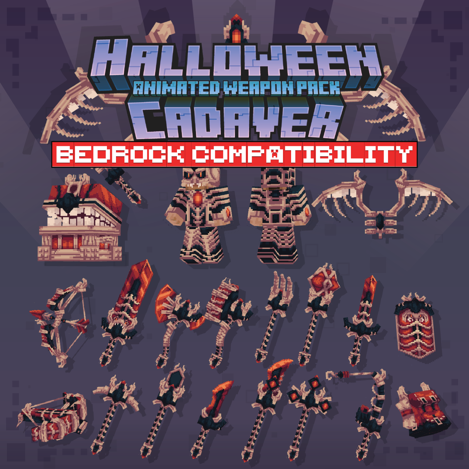 Halloween Cadaver Animated Weapon Set [For GeyserMC] preview image