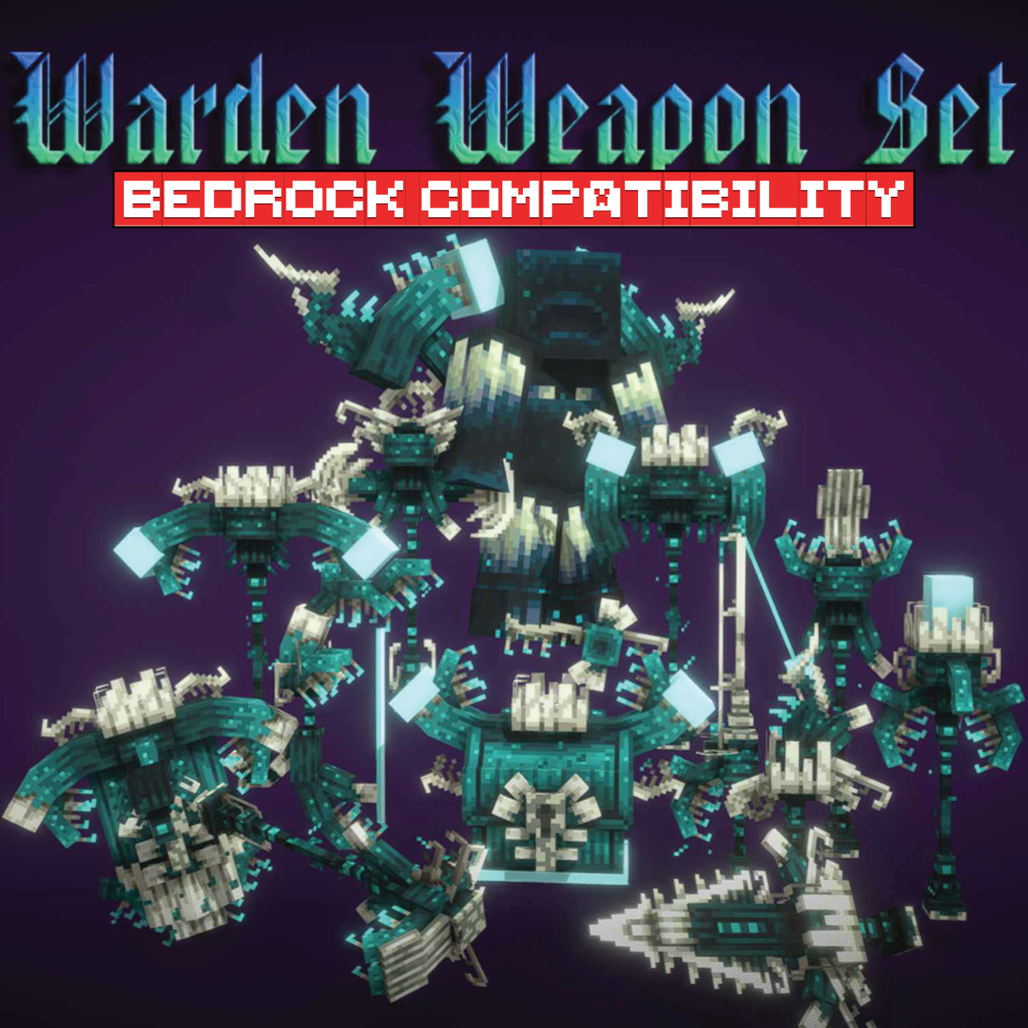 Warden Animated Weapon Set [For GeyserMC] preview image