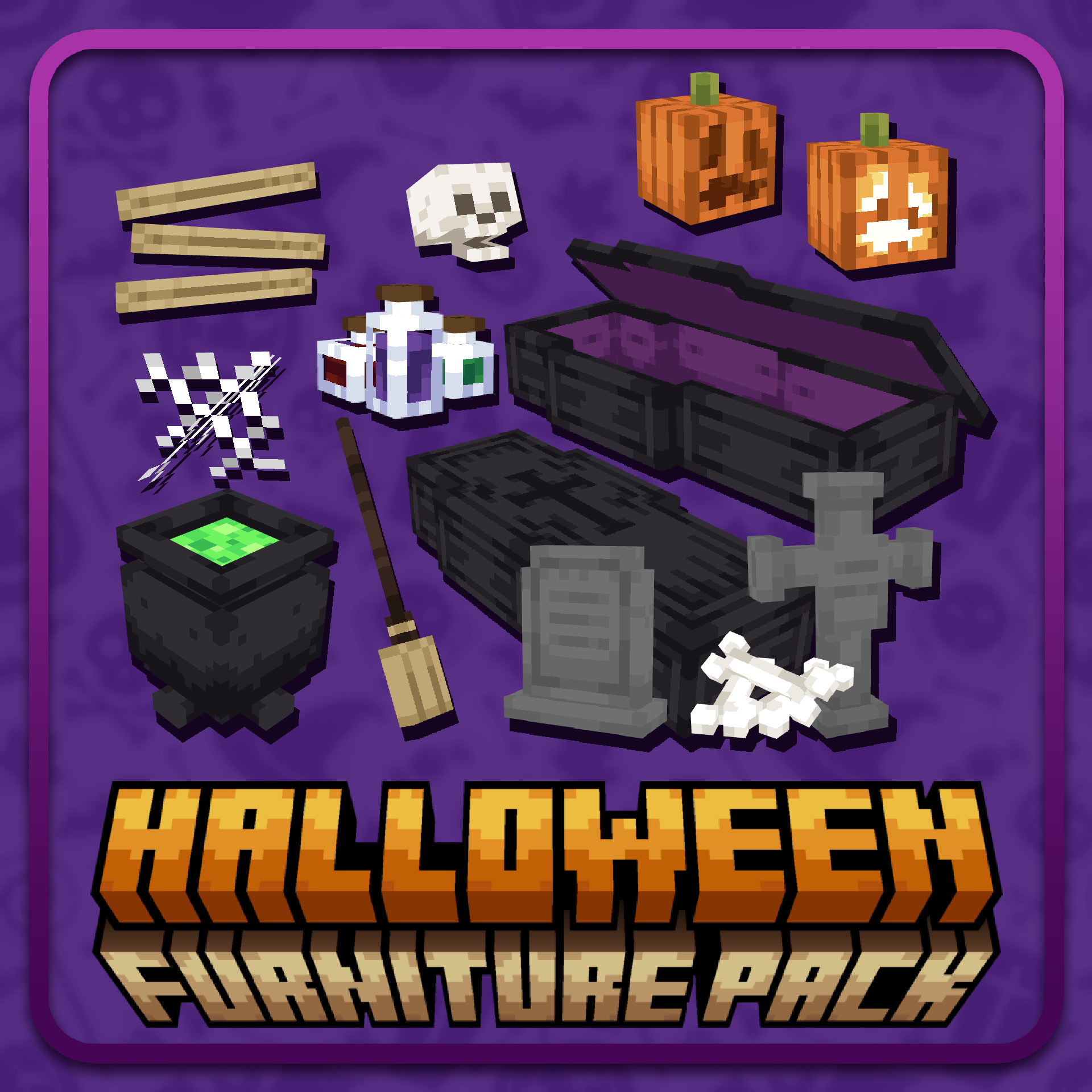 Halloween Furnitures Pack preview image