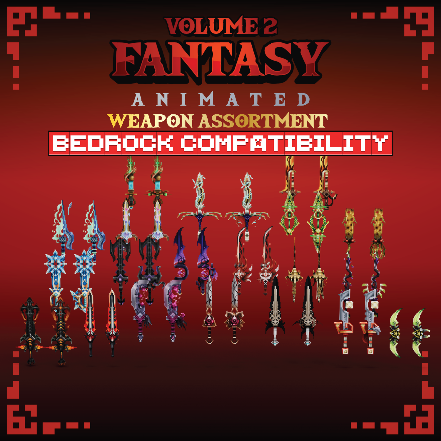 Fantasy Animated Sword Set Volume 2 [For GeyserMC] preview image
