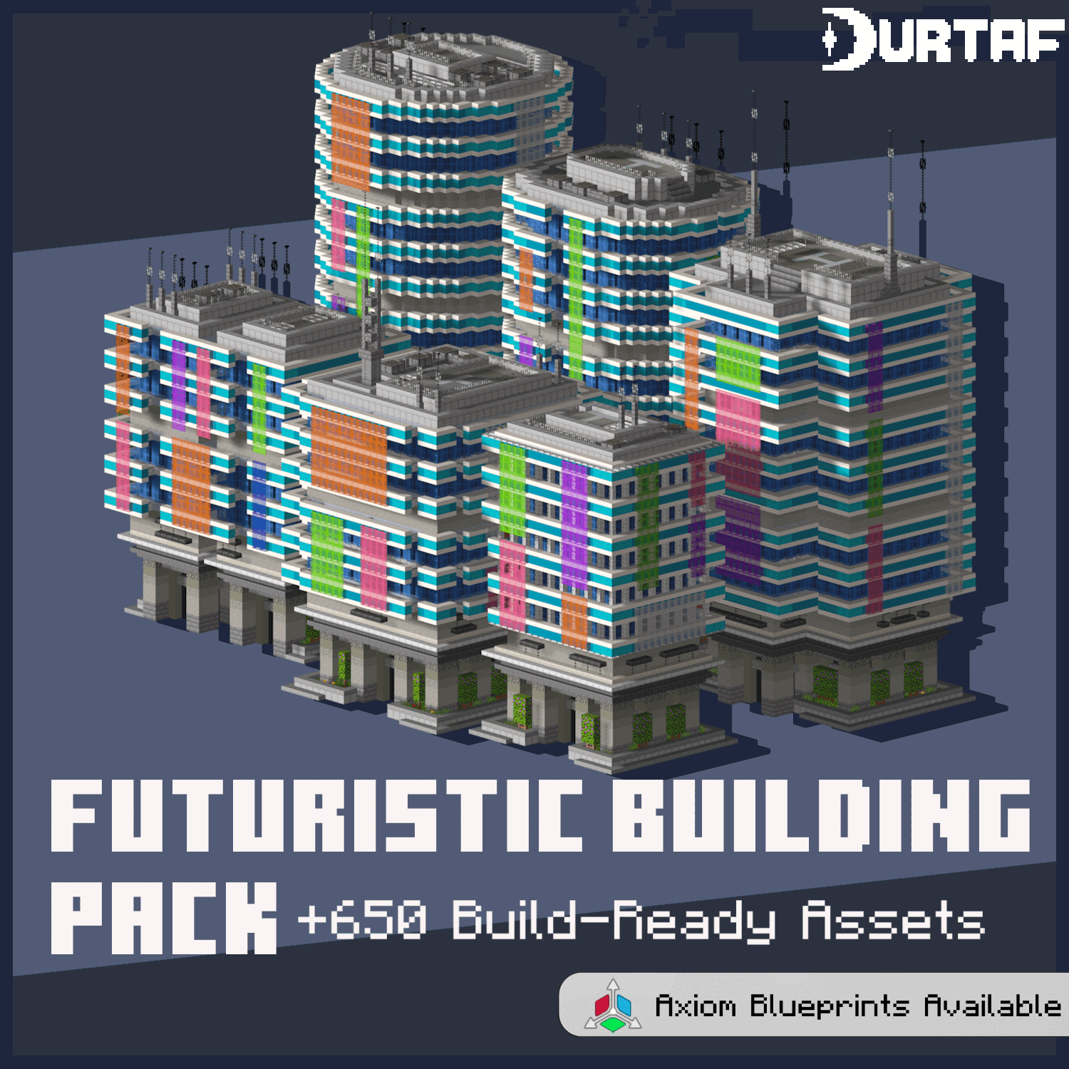 Futuristic Building Pack +650 Assets preview image