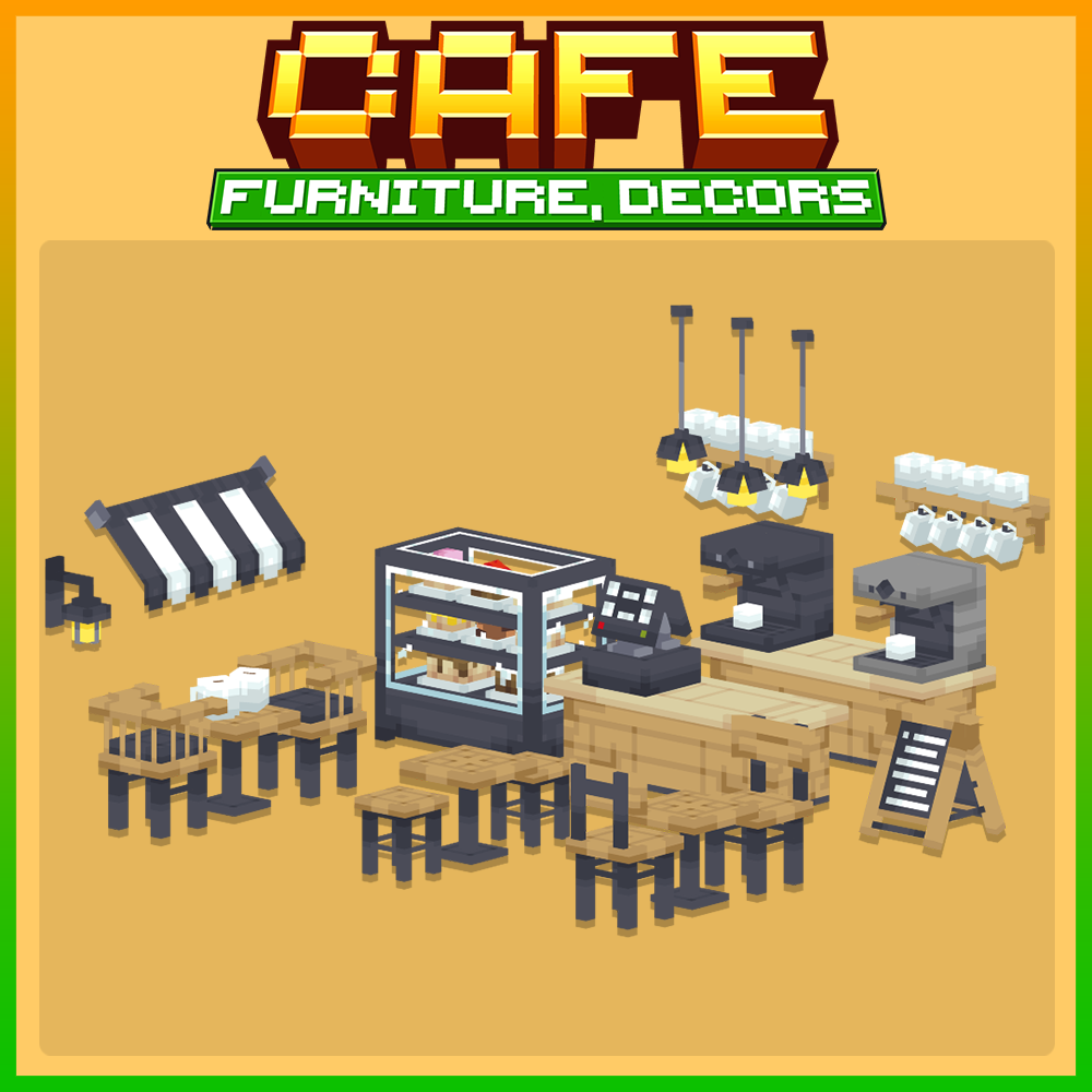 Cafe Furniture - Decor Pack preview image