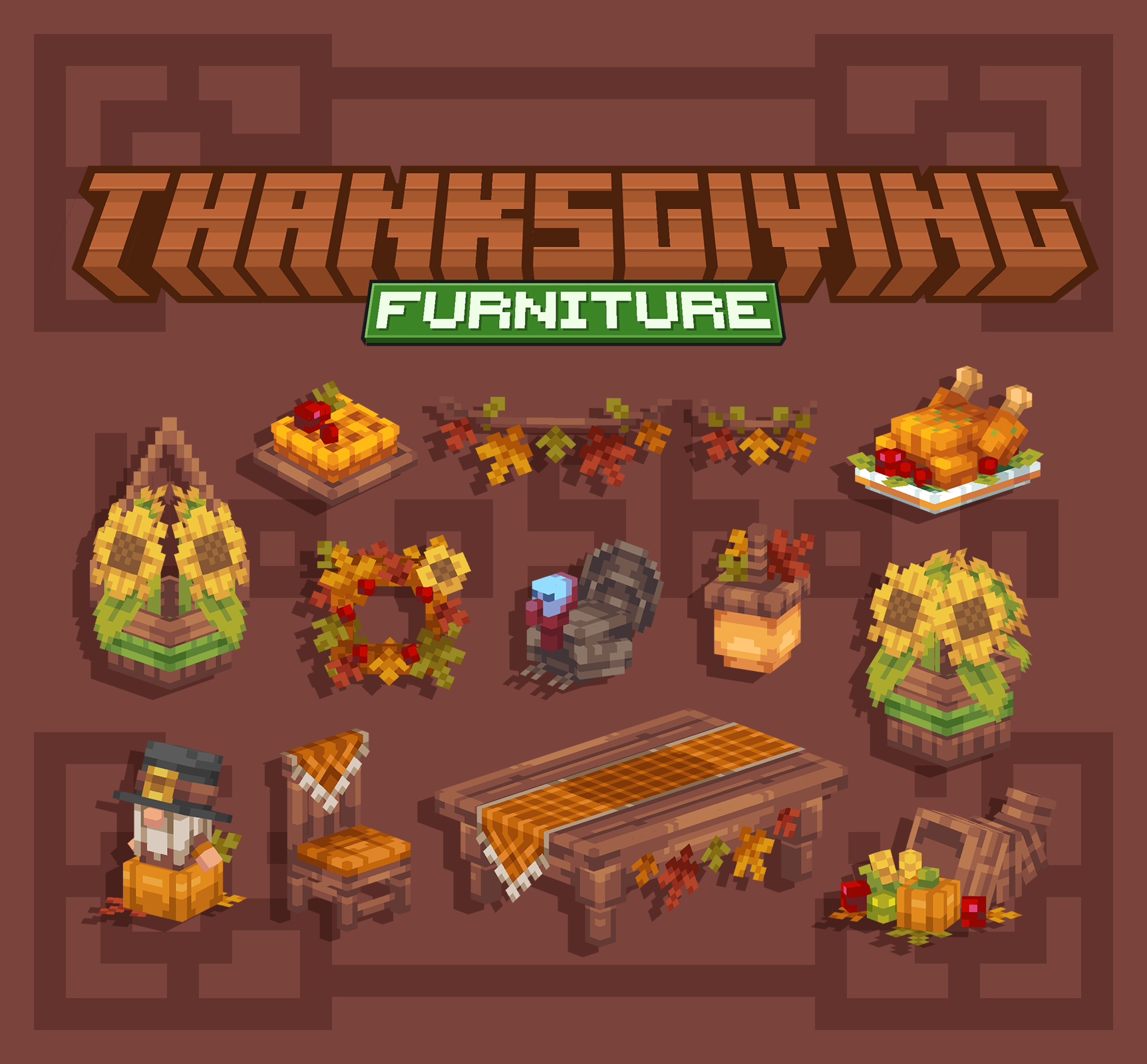 Thanksgiving Furniture【Dyeable】 preview image