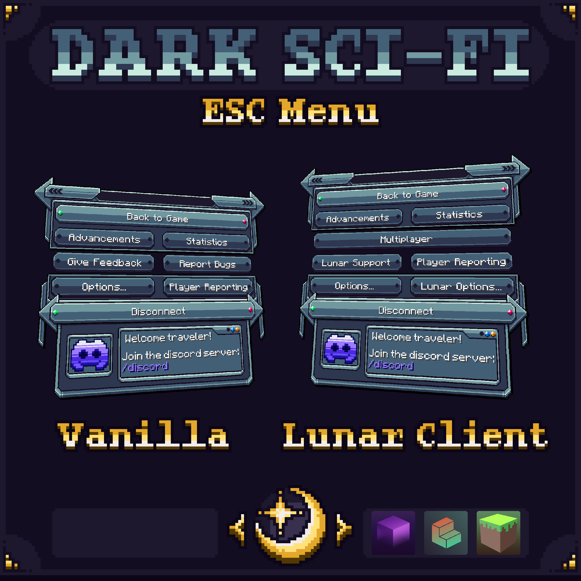 Dark Sci-Fi ESC Menu - Lunar compatible  preview image