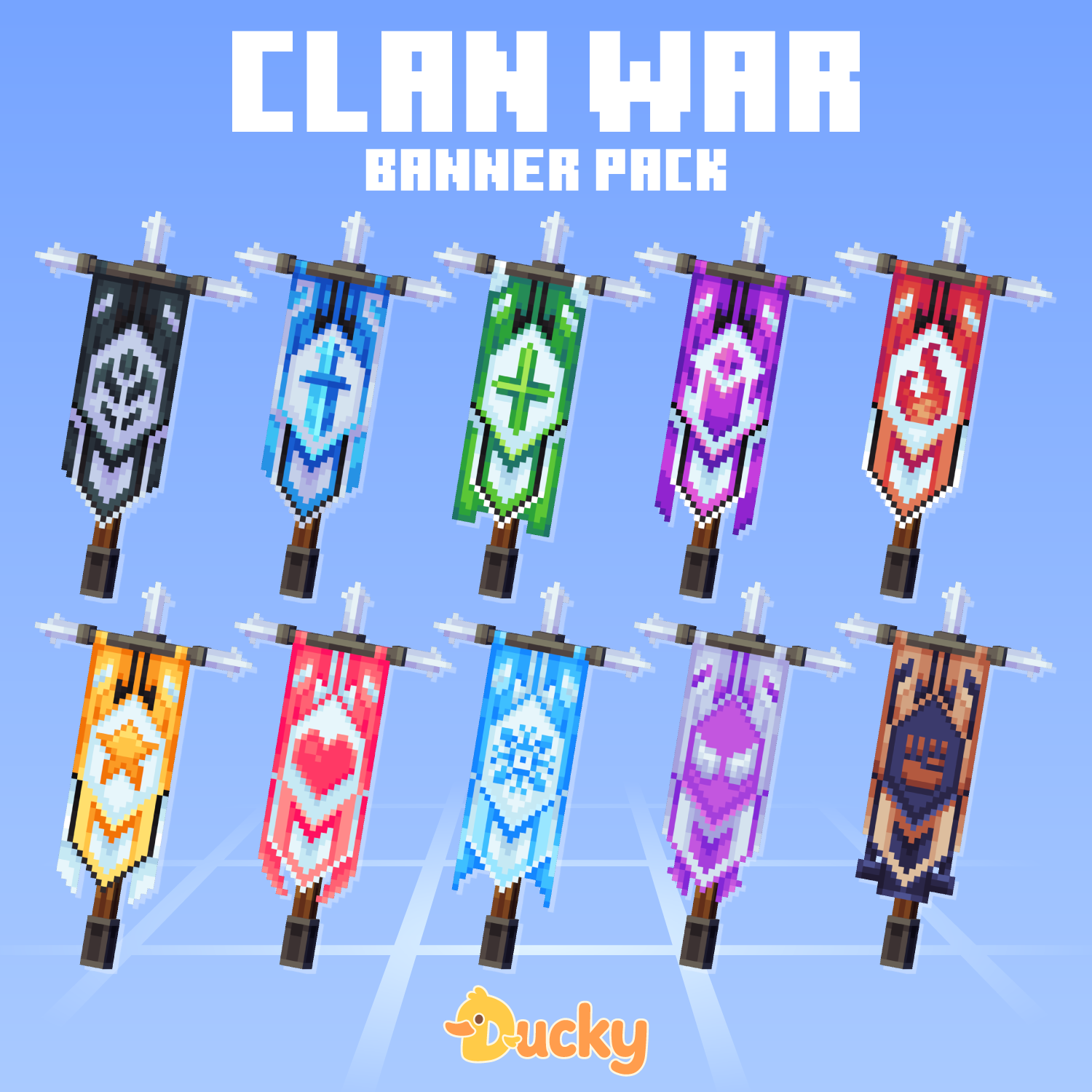 Clan War Banner Pack (32x) preview image