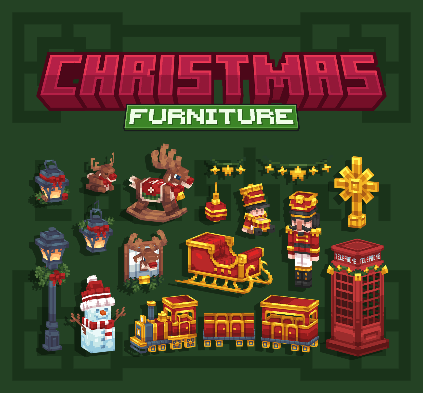 Christmas Furniture Vol.2【Dyeable】 preview image
