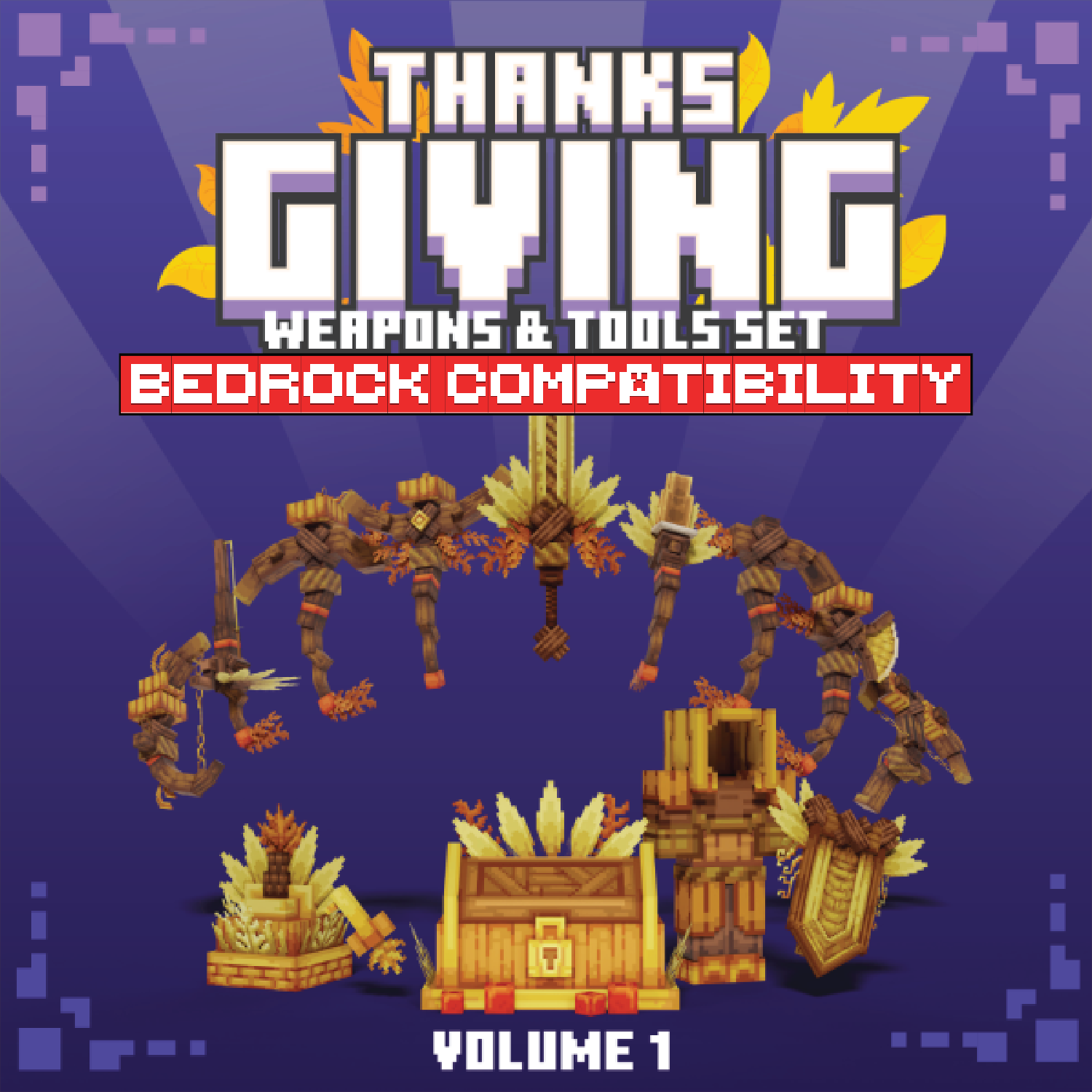 Thanks Giving Weapon Set [For GeyserMC] preview image