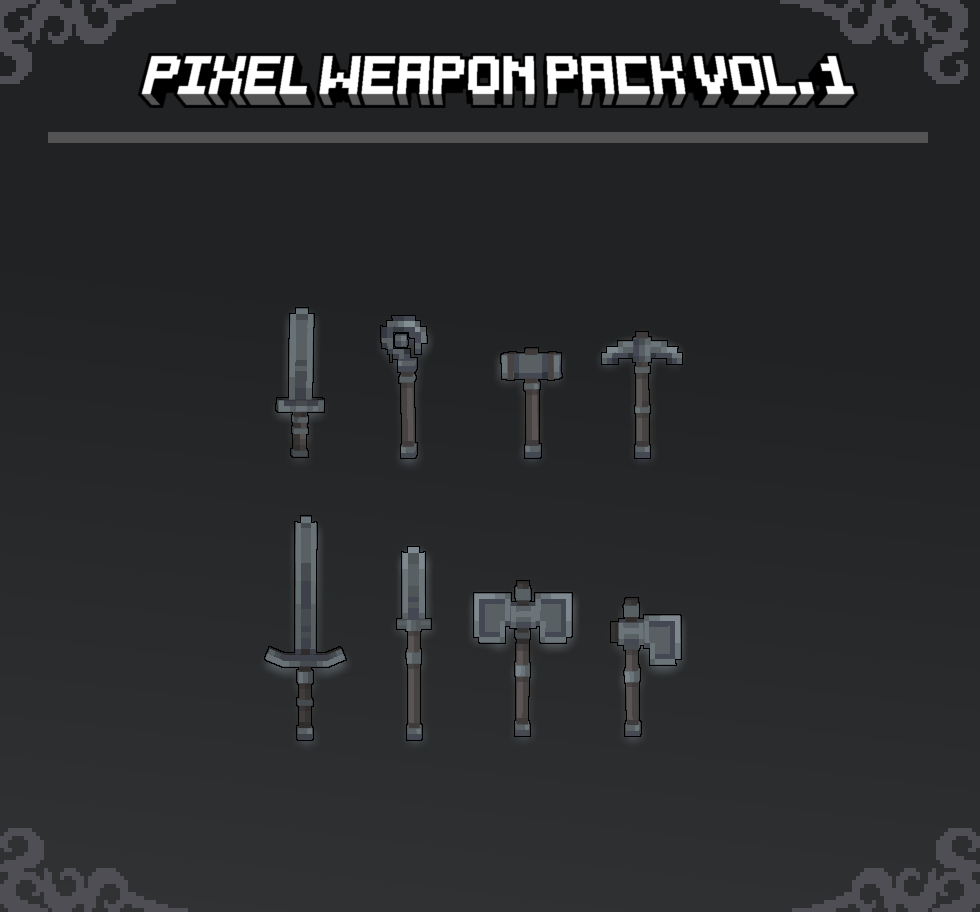 Pixel Weapon Pack Vol. 1 preview image
