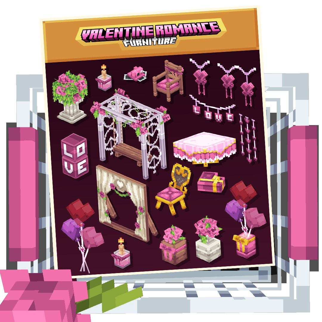 Valentine Romance Furniture [Dyeable] preview image