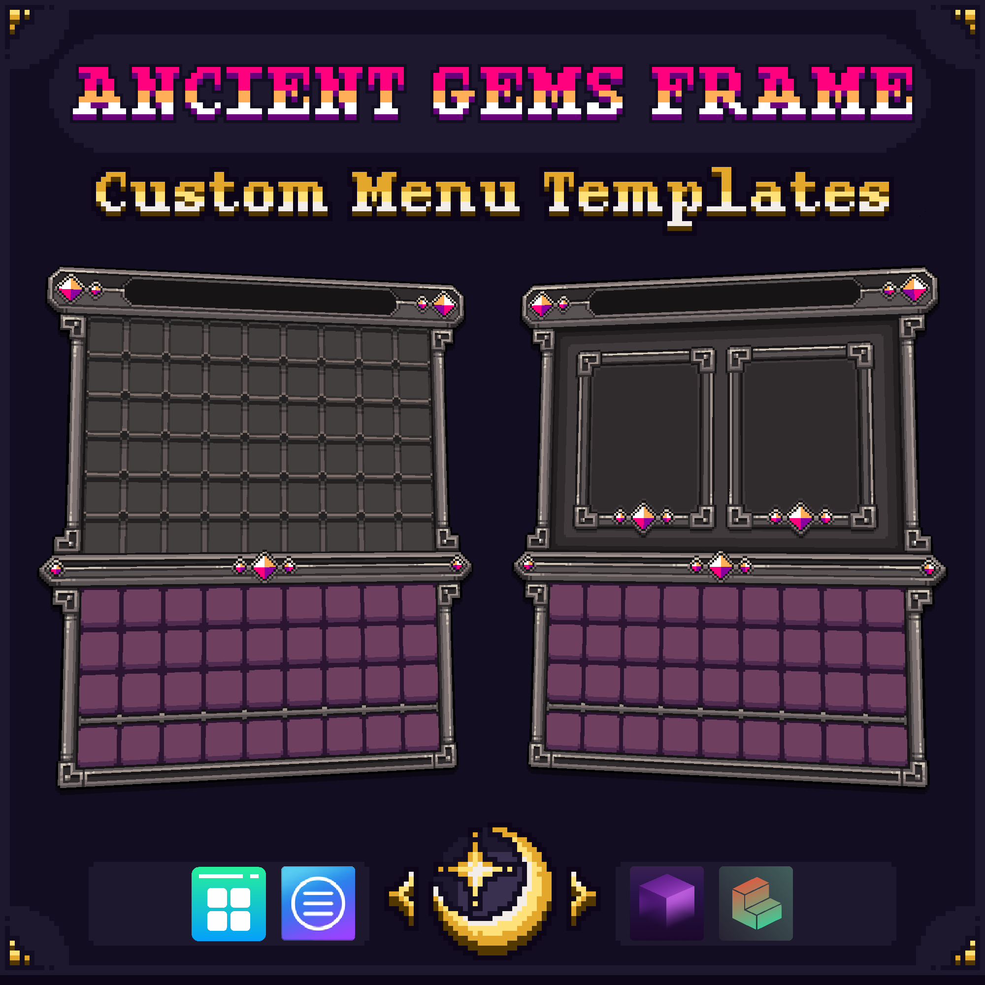 Ancient Gems Frame - Custom Menu Templates preview image