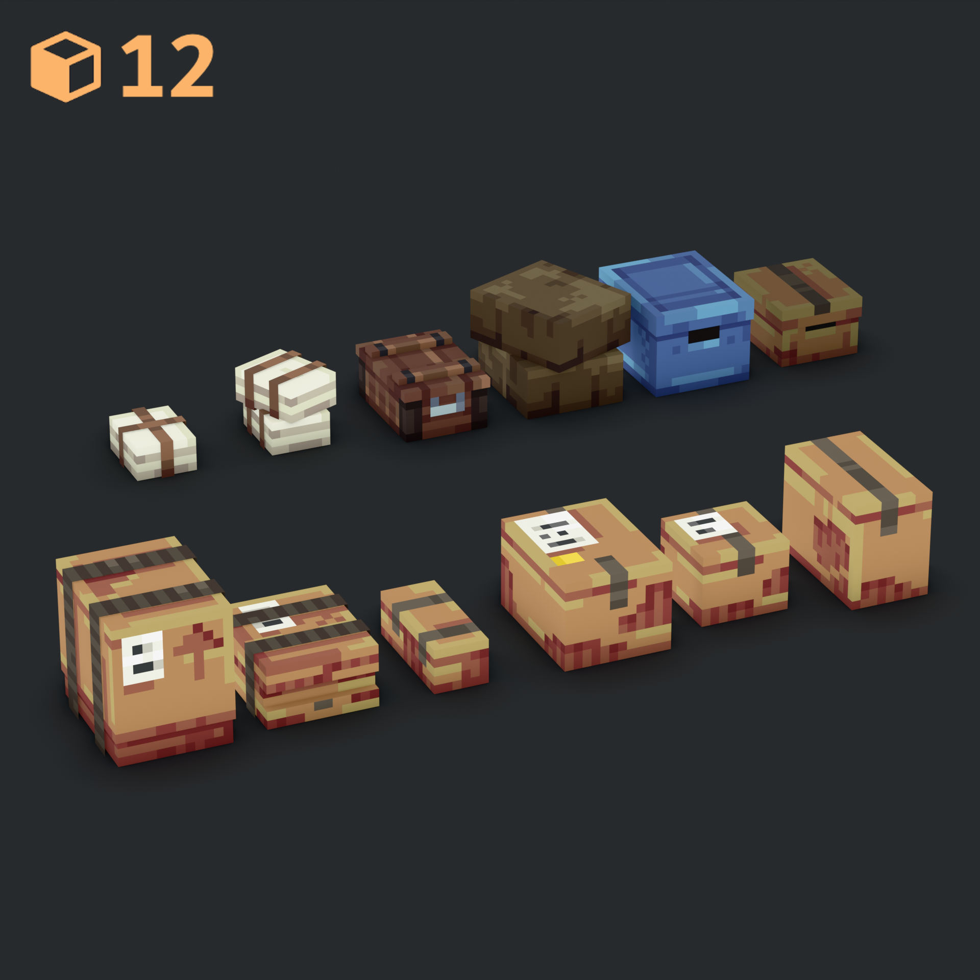 Shipping Boxes Set preview image