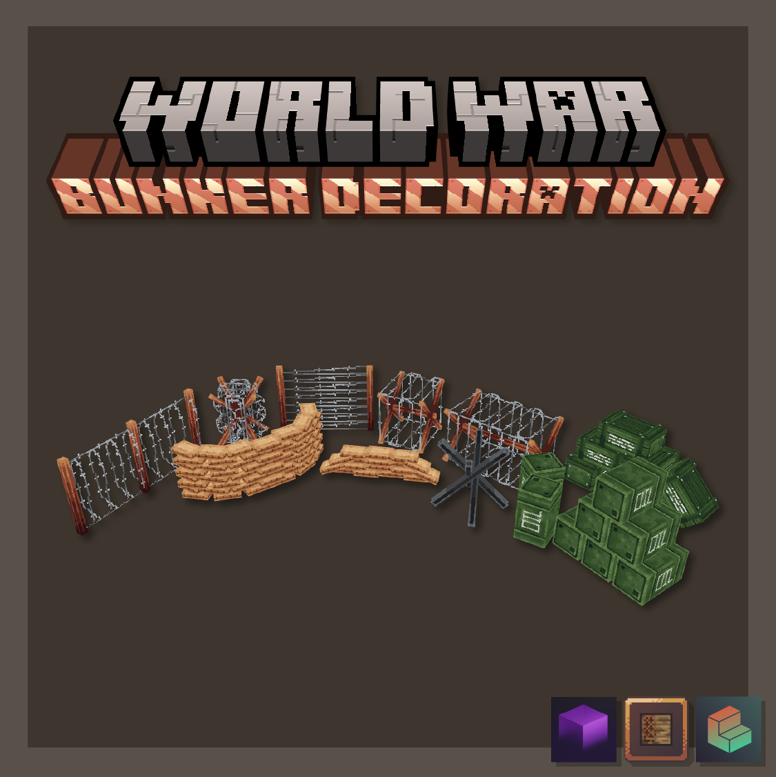 World War Bunker Decoration Pack preview image