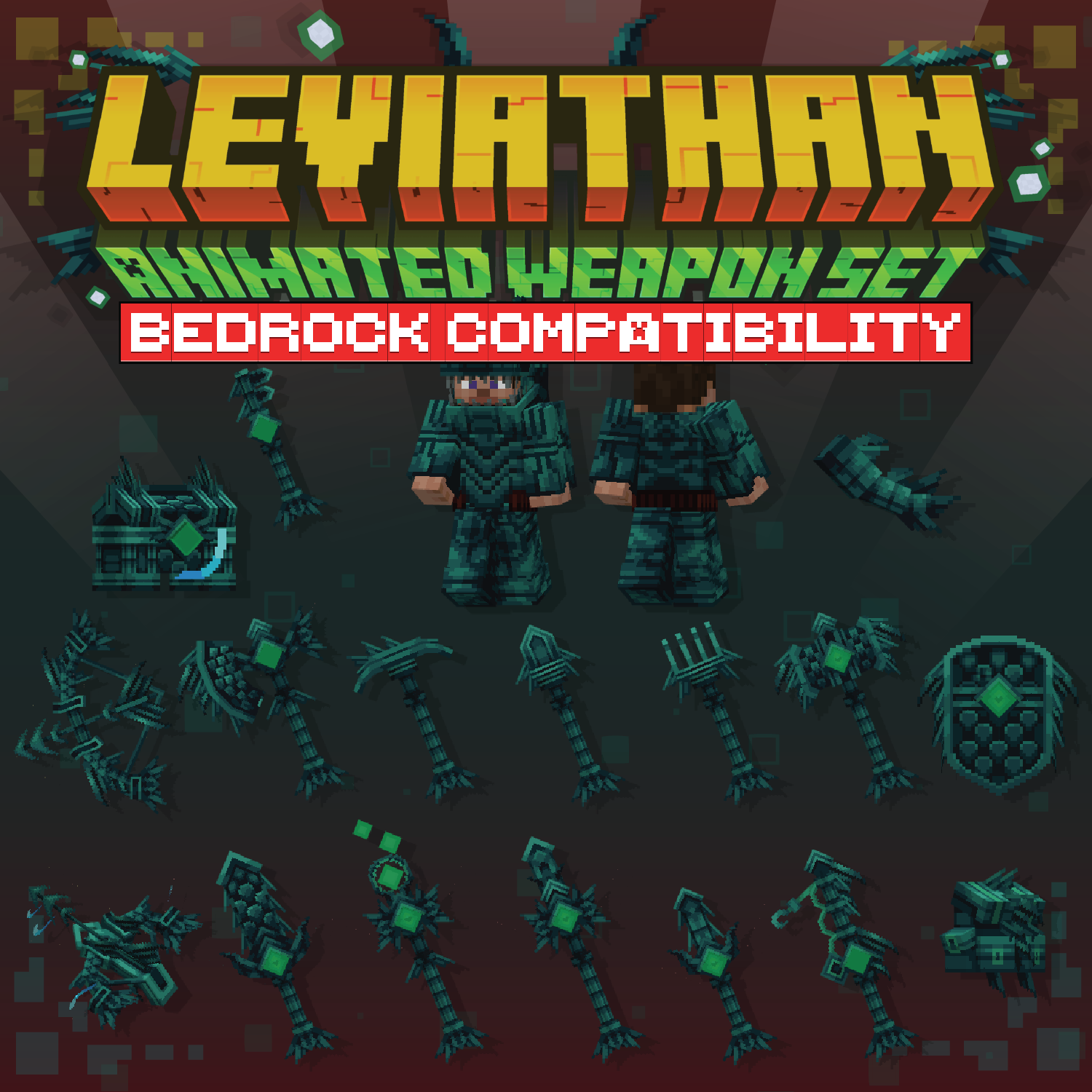 Leviathan Animated Weapon Set [For GeyserMC] preview image