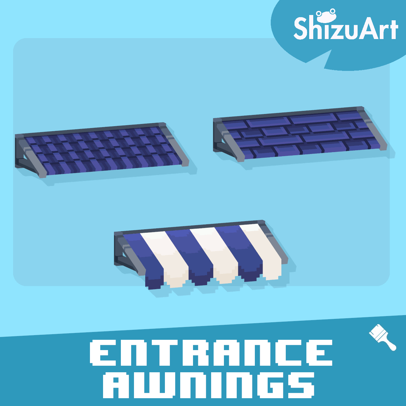 Entrance Awnings [Dyeable] preview image