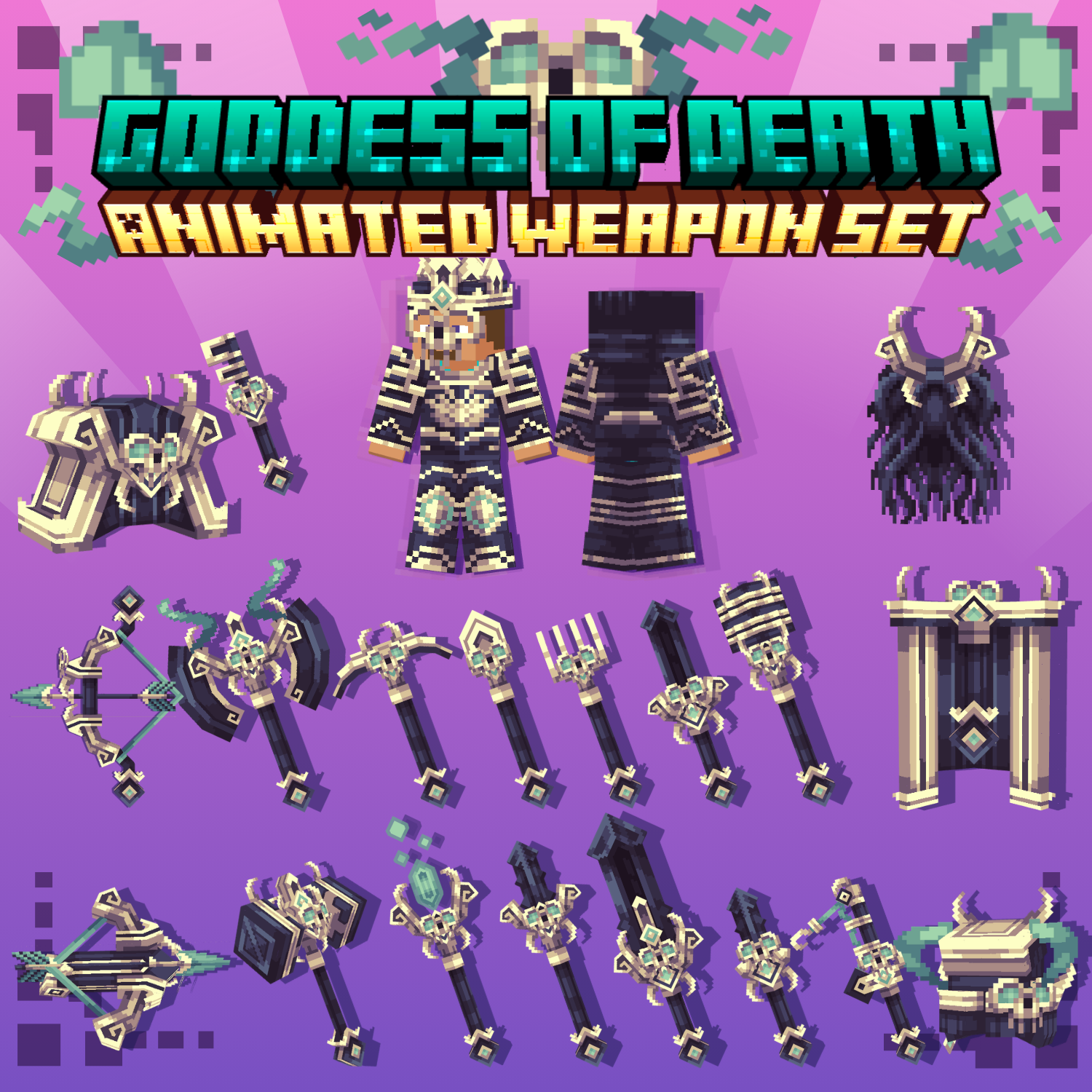 Goddess of Death Animated Weapon Set preview image