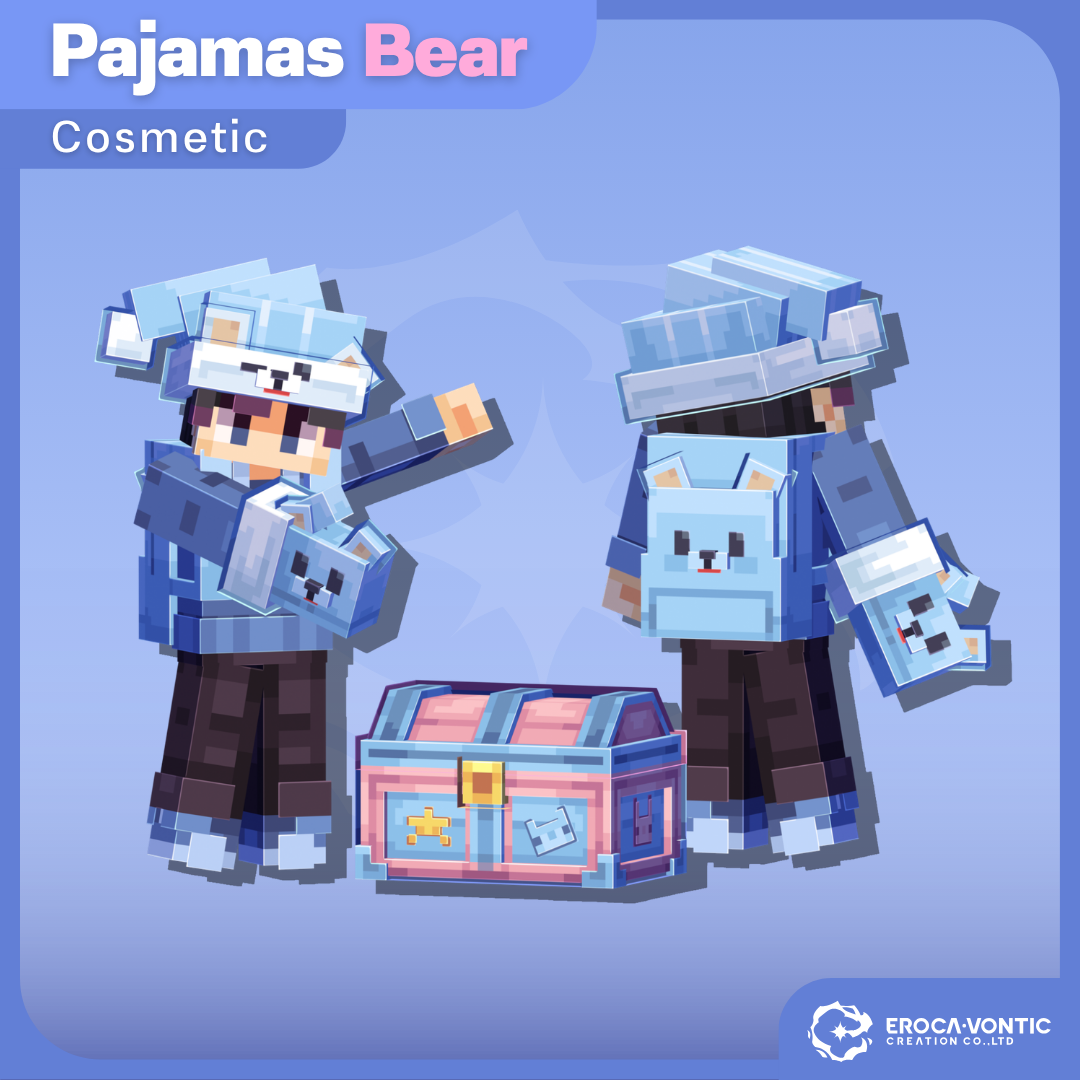 Pajamas Bear Cosmetic (Dyeable+Crate) preview image