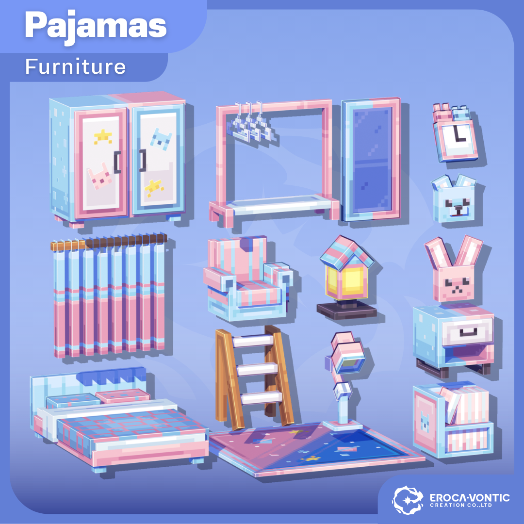 Pajamas furniture (Dyeable) preview image