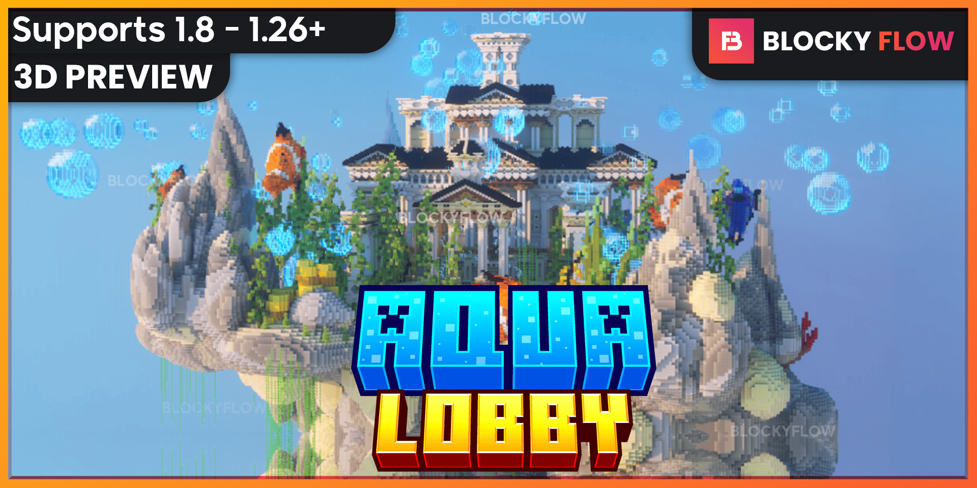 Flying Aqua LOBBY | 1.8, 1.18, 1.26+ preview image