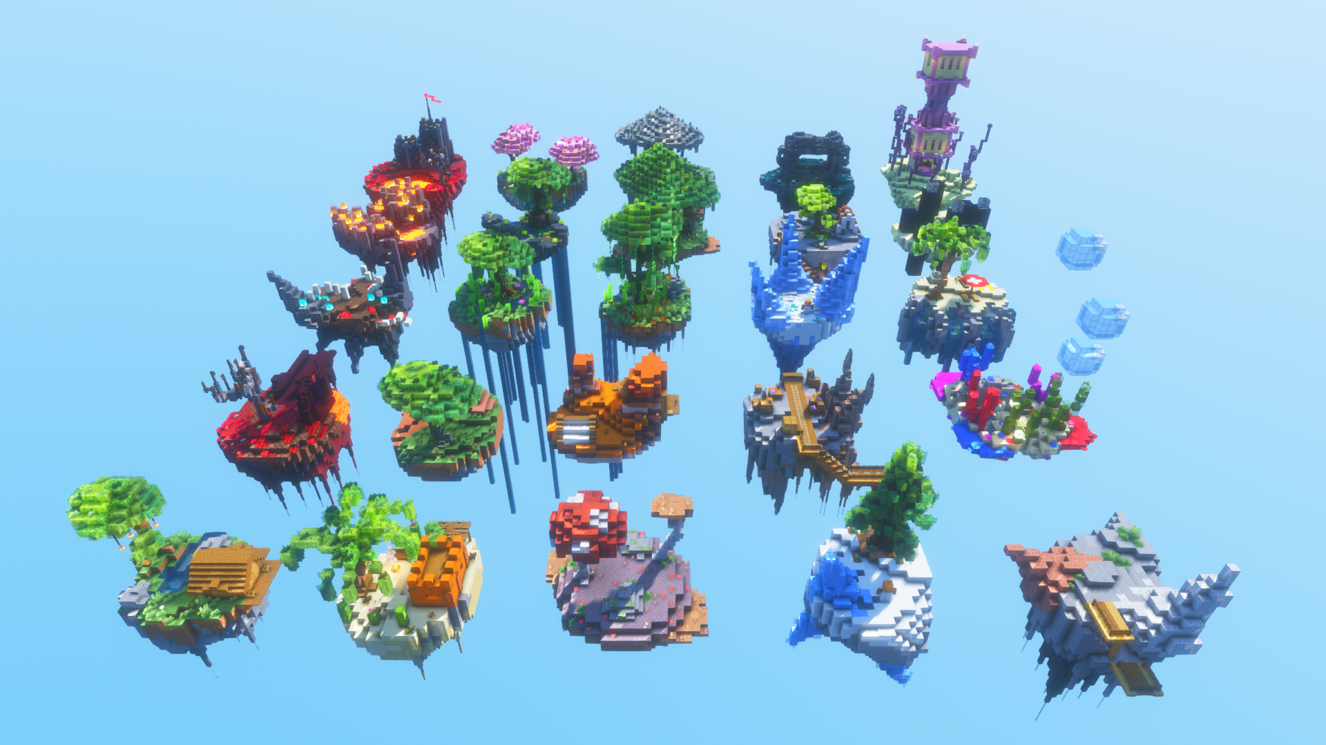 25 SkyBlock Starter Islands | Pack preview image
