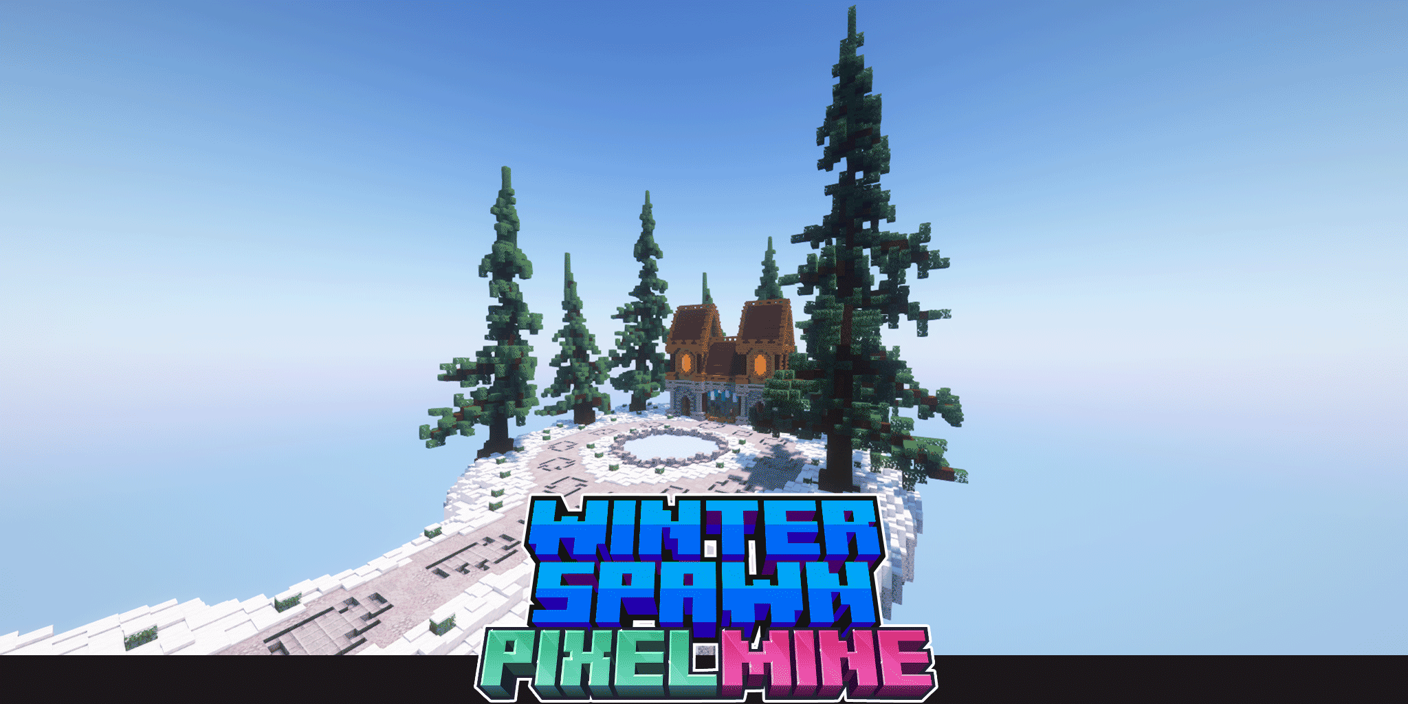PixelMine | Winter Skyblock Spawn @300x200 preview image