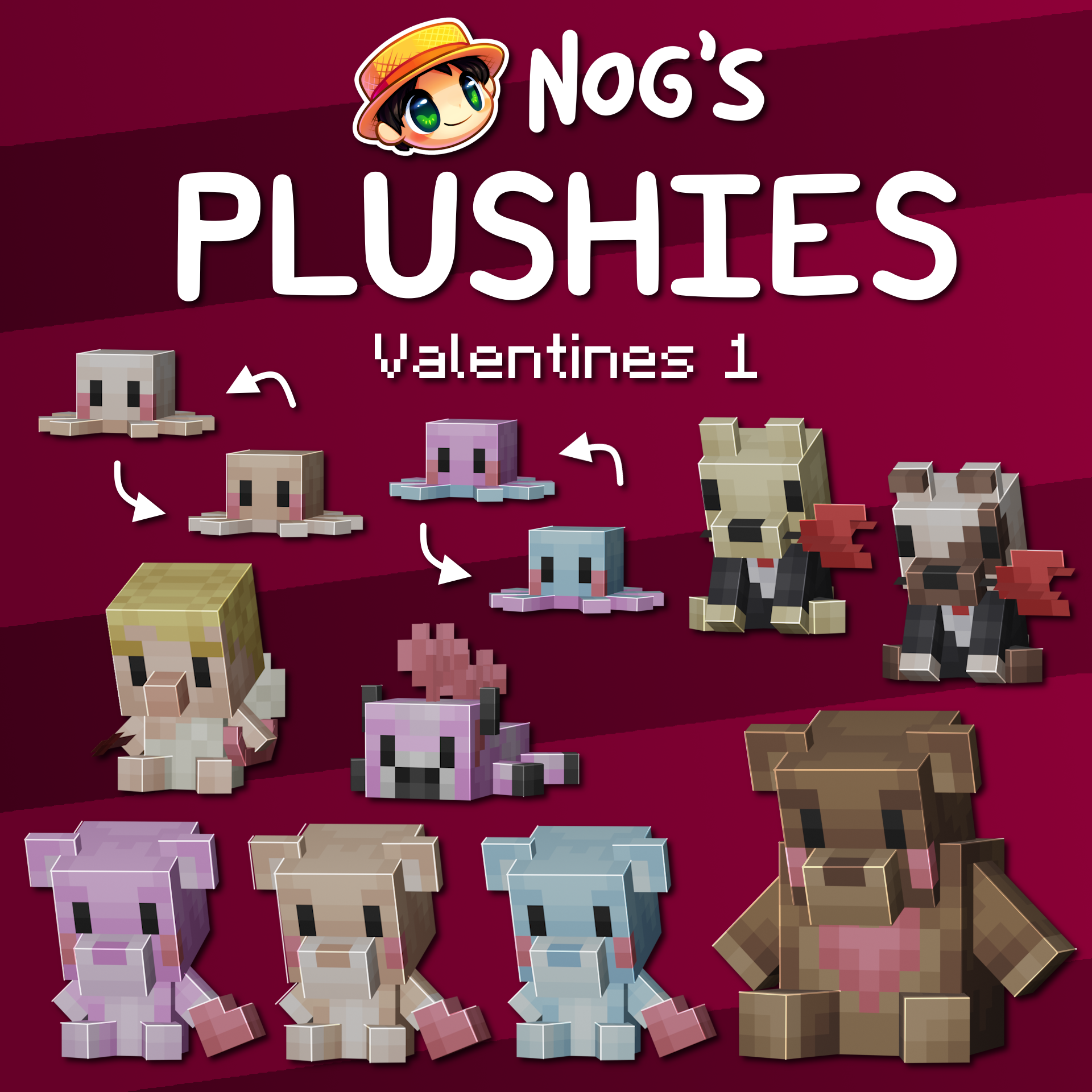 Nog's Plushies [Valentines I] preview image
