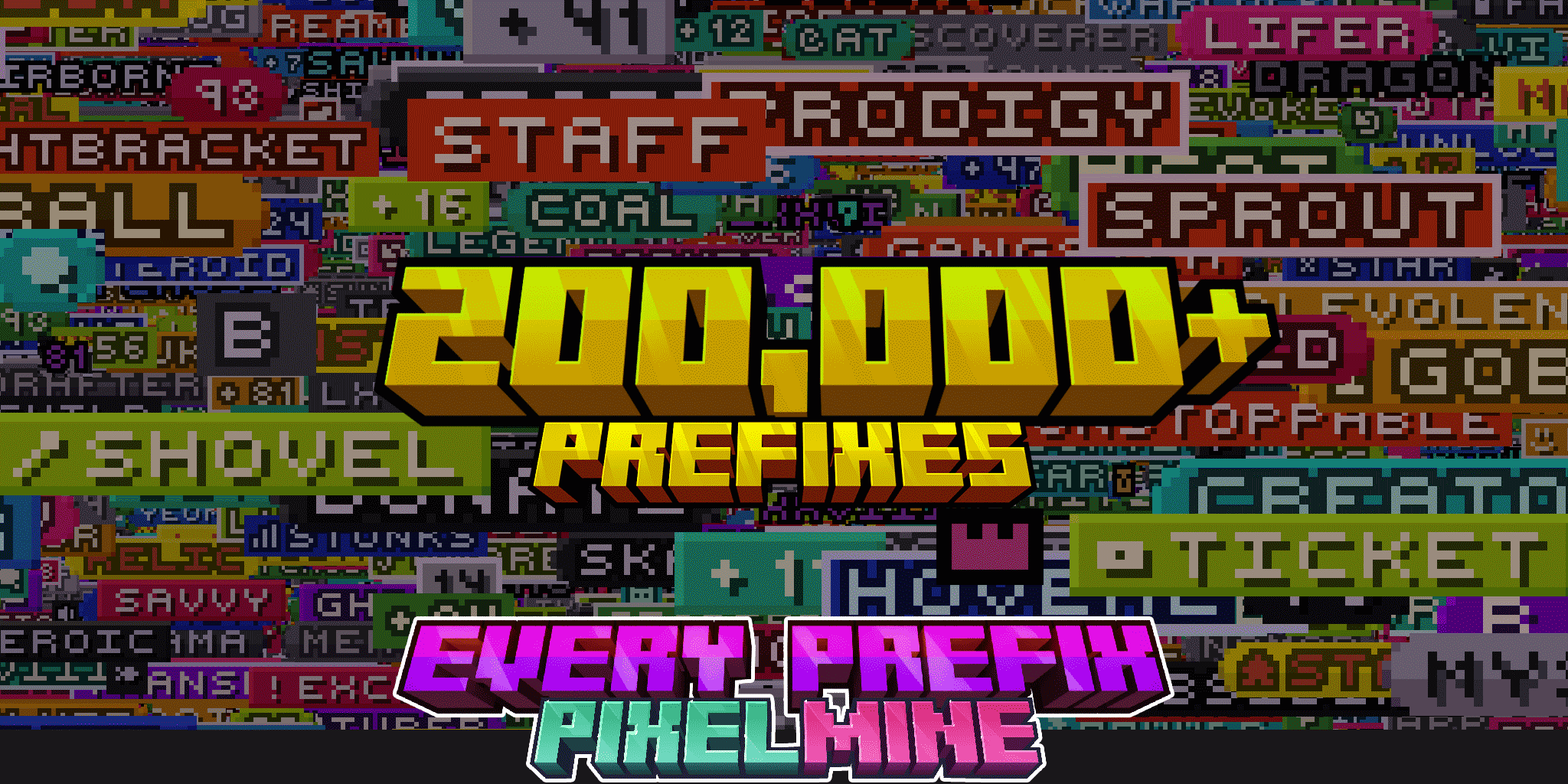 PixelMine | Every Prefix Graphics preview image