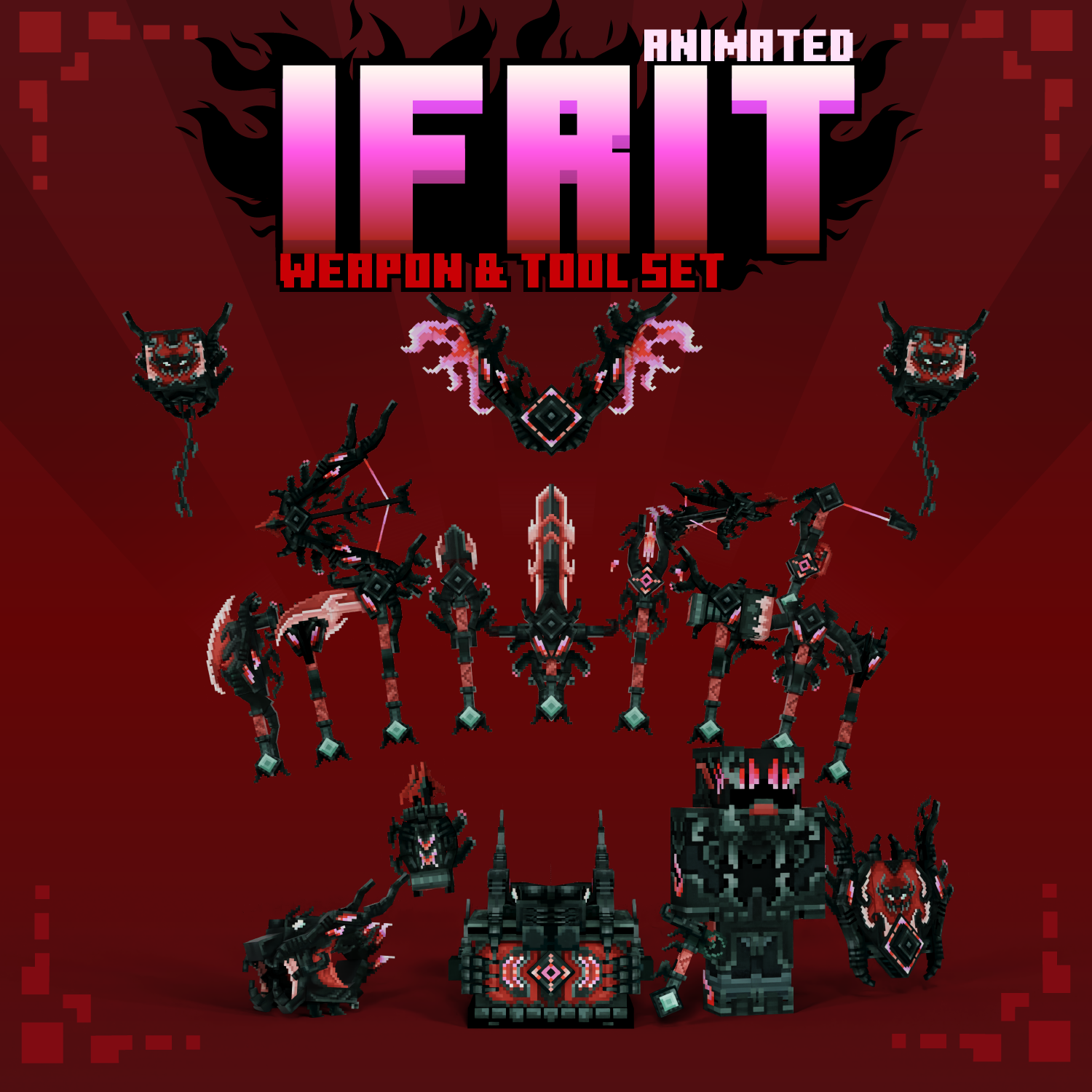 Ifrit Animated Weapon Set preview image