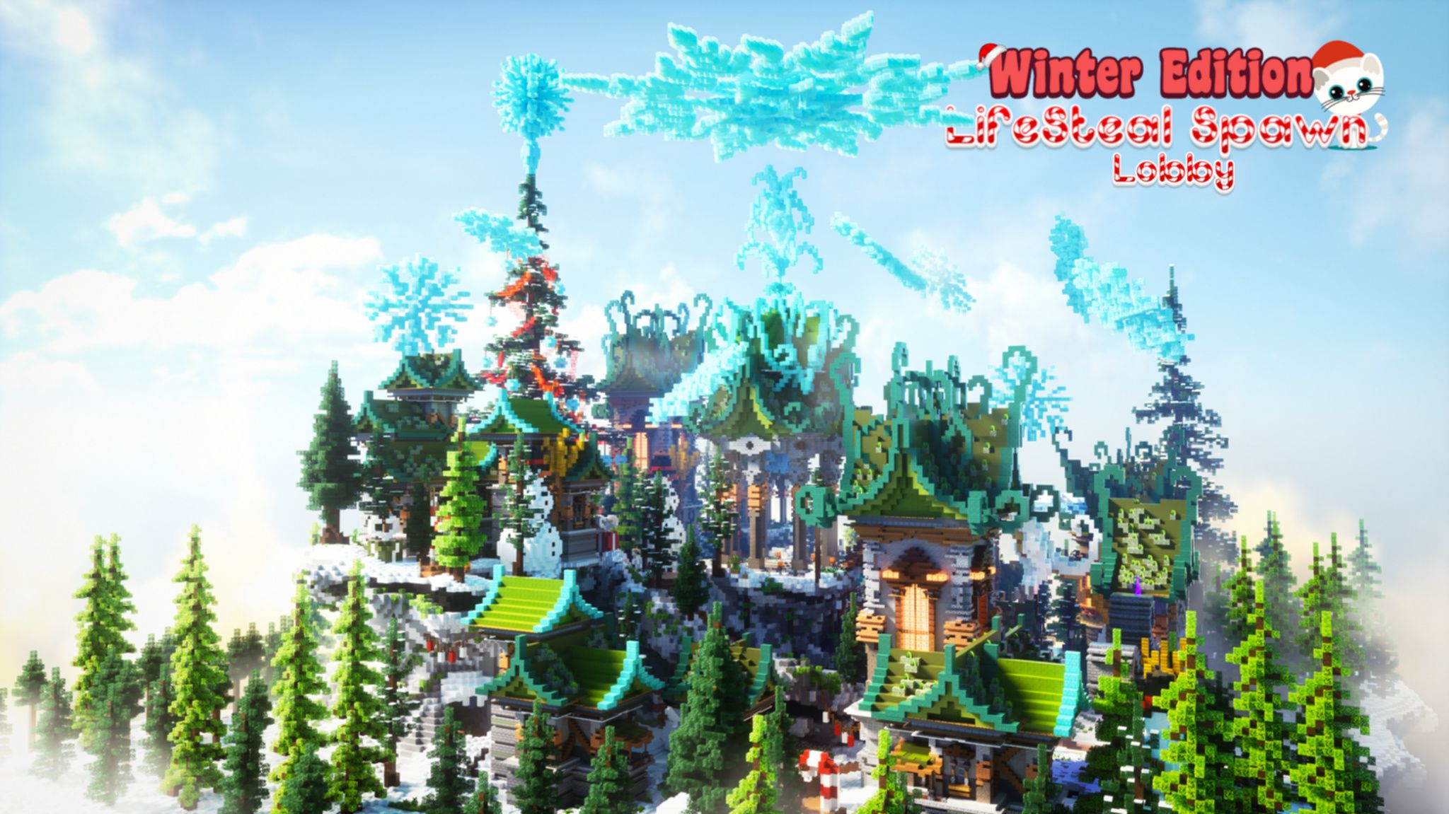 WINTER LifeSteal Spawn / Survival SMP / Lobby preview image