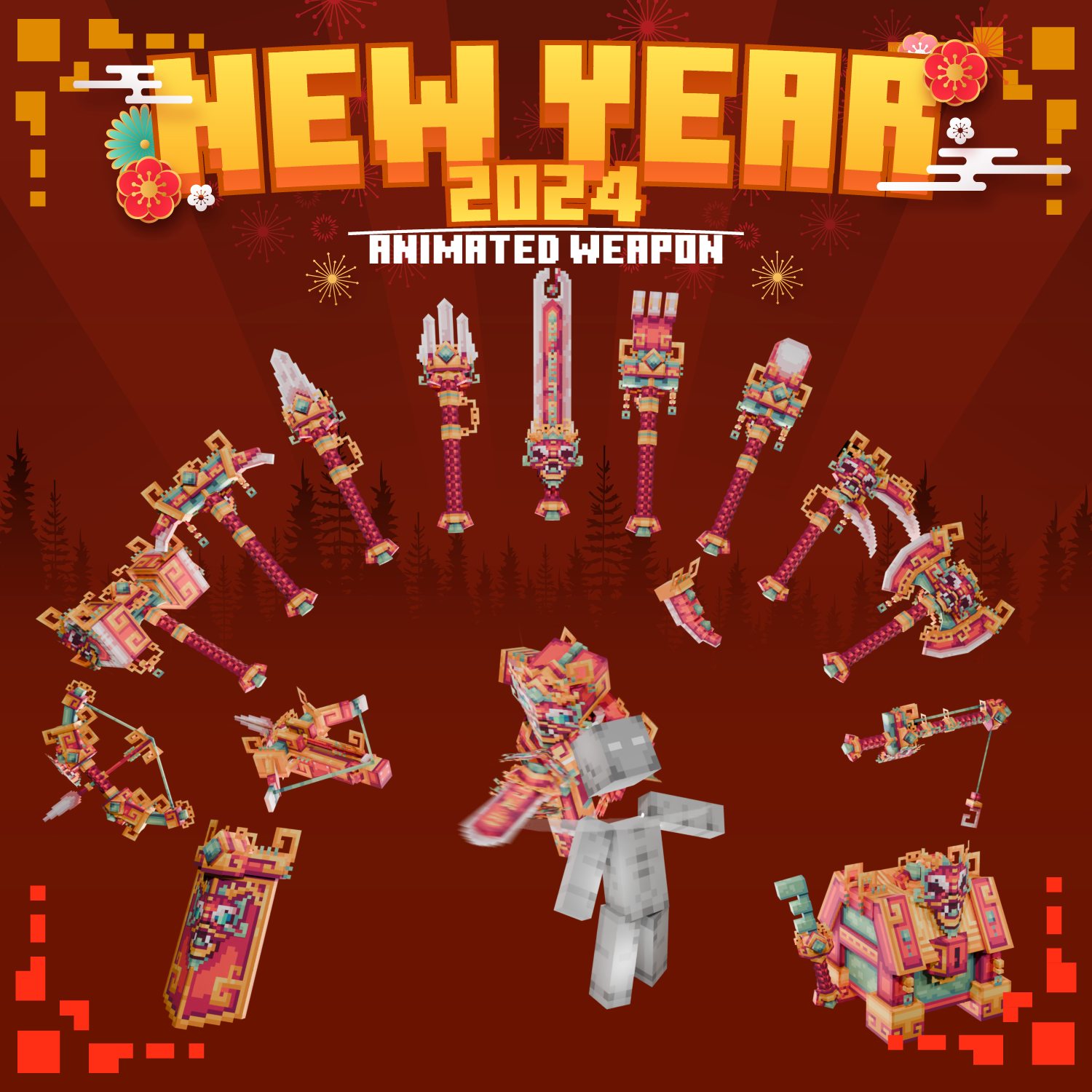 New Year 2024 Animated Weapon v.2 - Kill Effect preview image