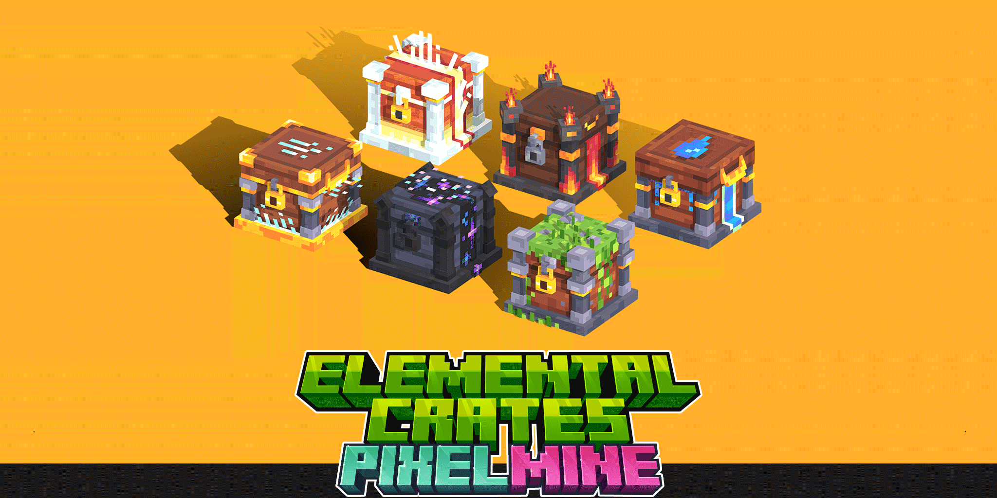 PixelMine | Elemental Crate Models preview image