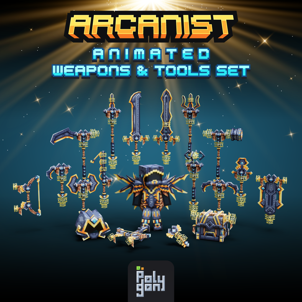 Arcanist Animated Weapons & Tools Set preview image