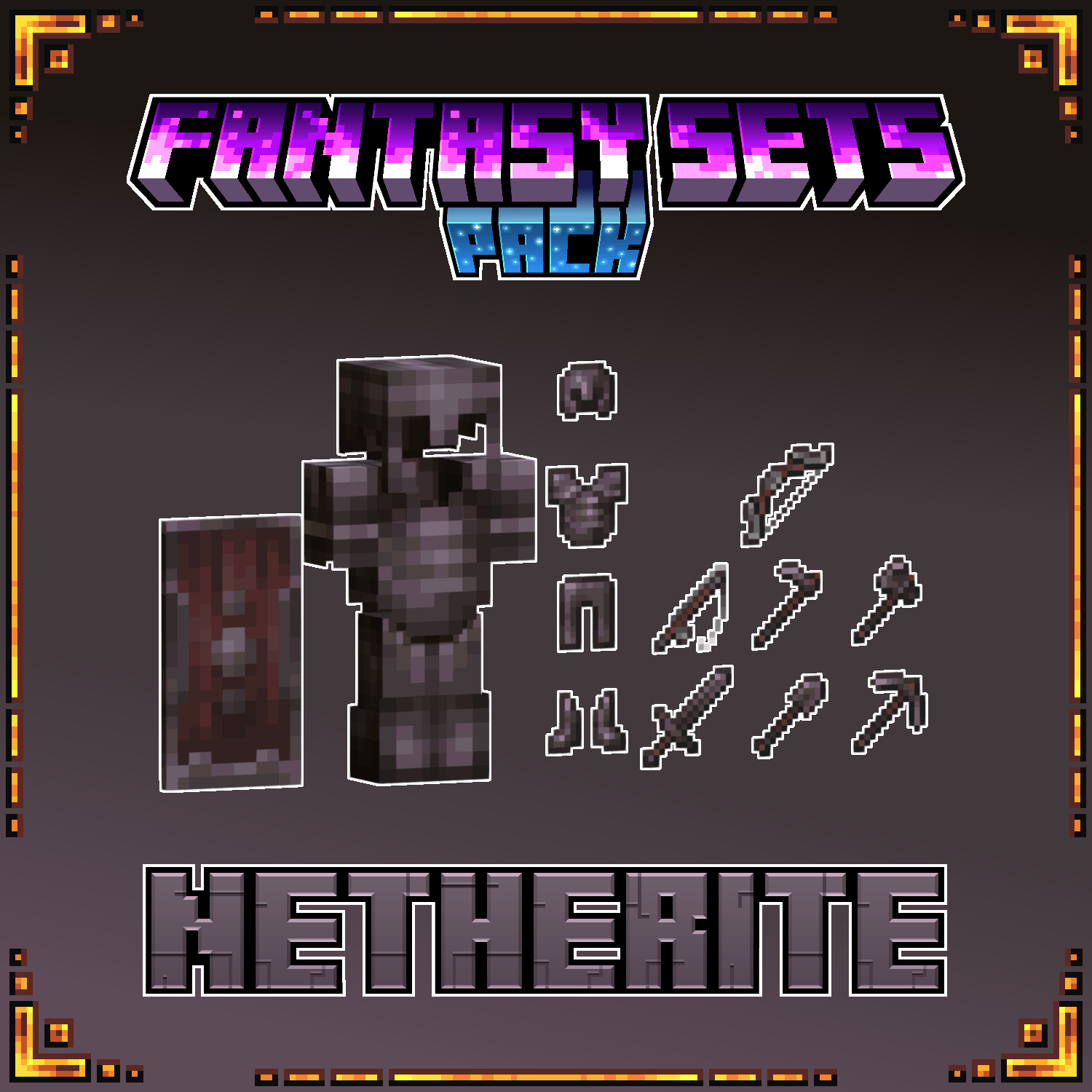 Fantasy Sets | Netherite Set Pack preview image