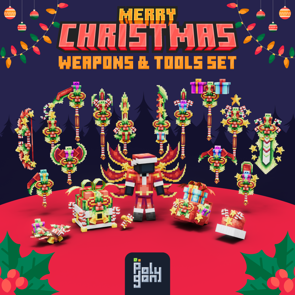 Merry Christmas Weapons & Tools Set preview image