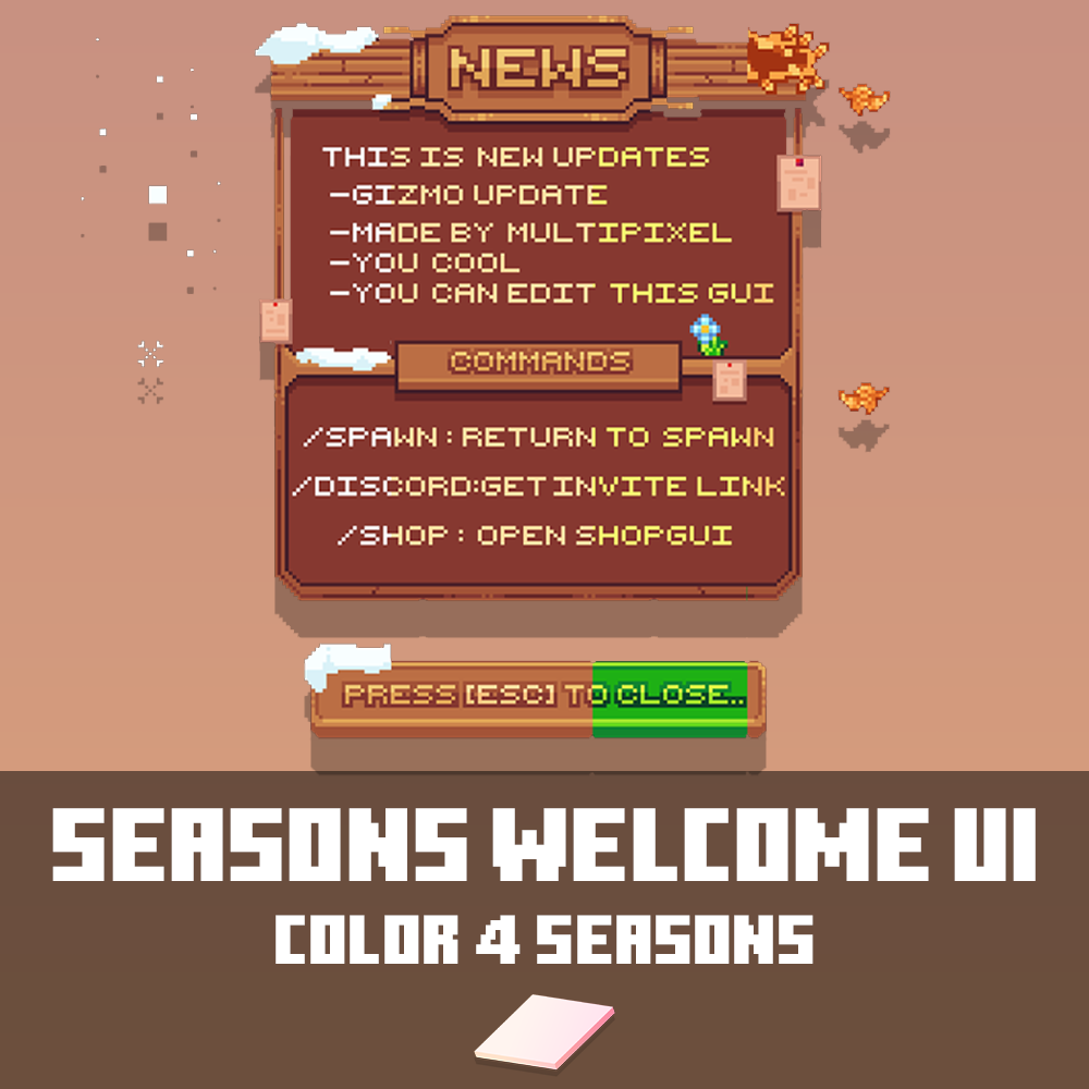 TT | Seasons Wooden WelcomeUI v.1 preview image