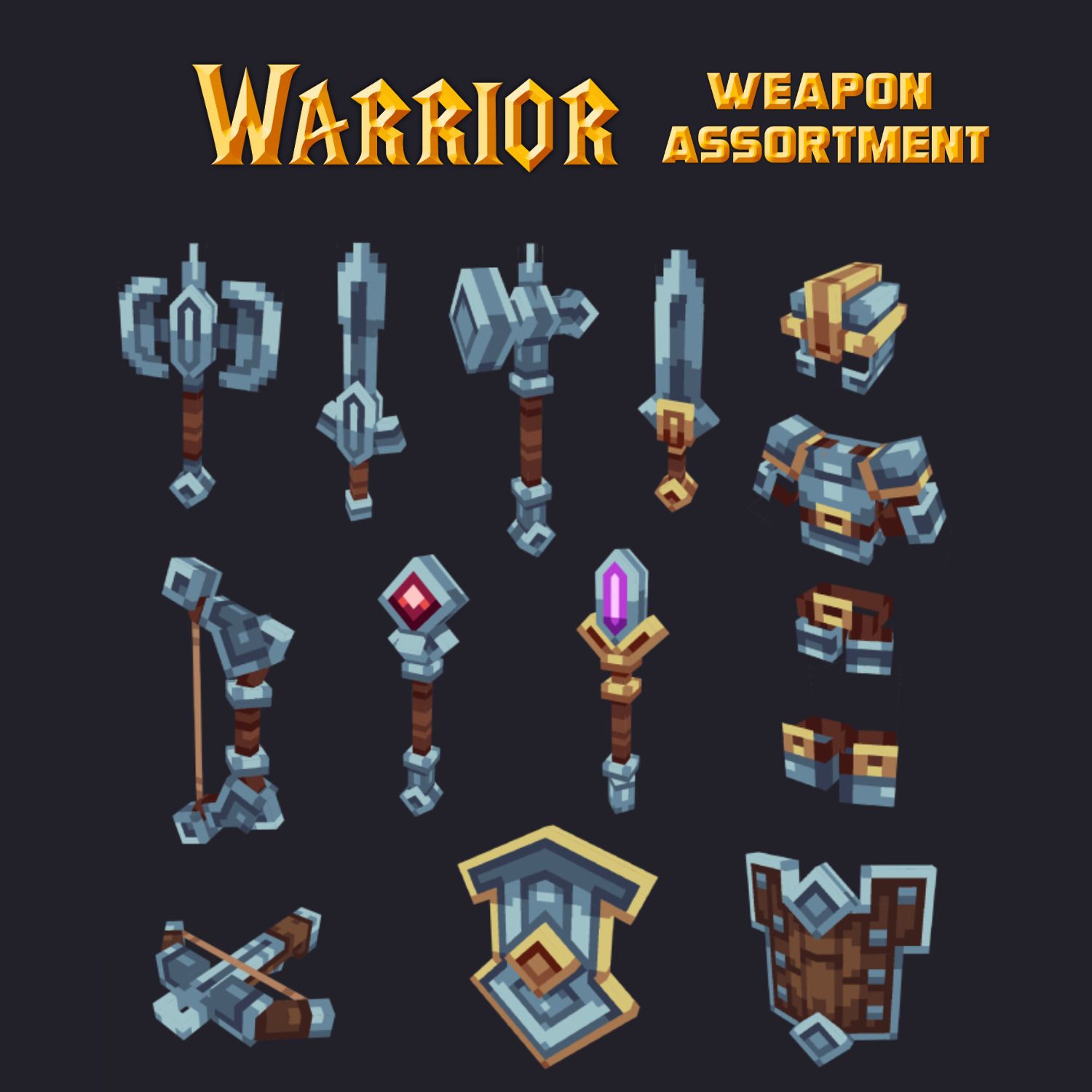 Warrior Assortment Animated Weapon Set preview image