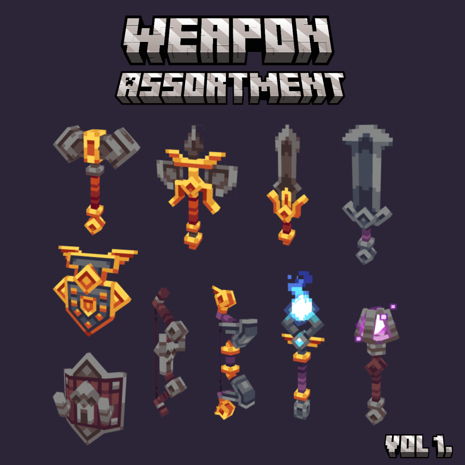 Assortment Weapon Set - 16x preview image