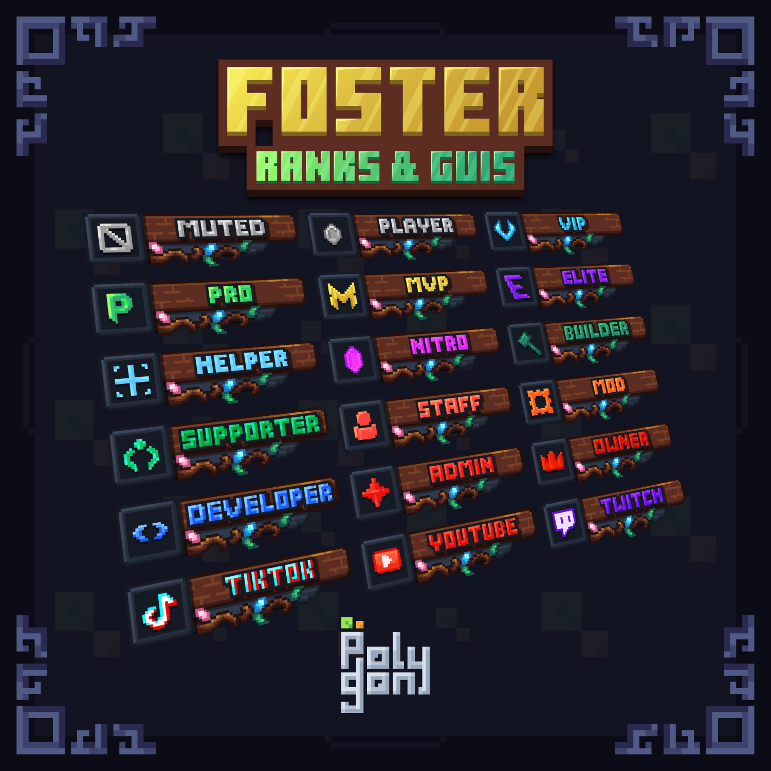 Foster Rank & GUI Set preview image